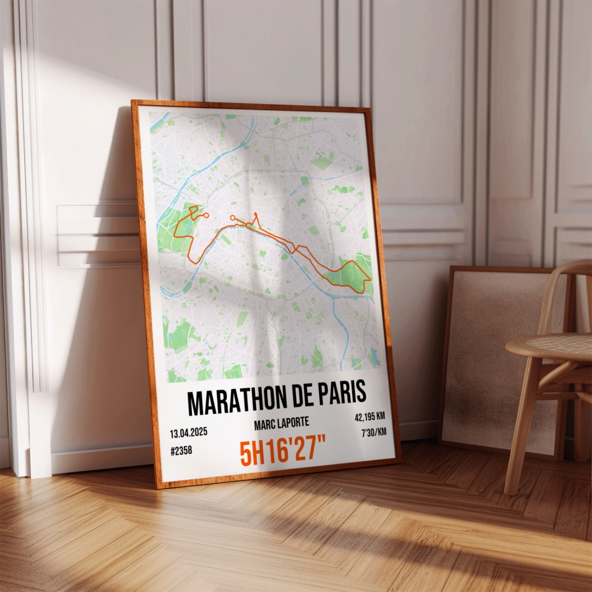 Cadeau Marathon de Paris 2026 : Offrez-lui son exploit sur affiche