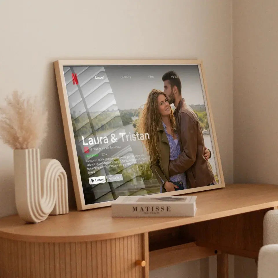 Affiche Couple avec Prénoms : Le Secret d'une Déclaration d'Amour Intemporelle Jetaimeparis France
