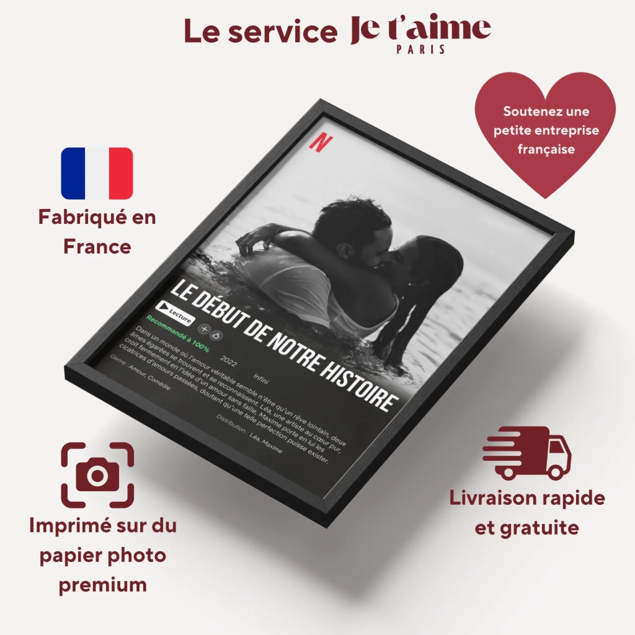Plan de Contenu : Cadeau de Noël Personnalisé Jetaimeparis France