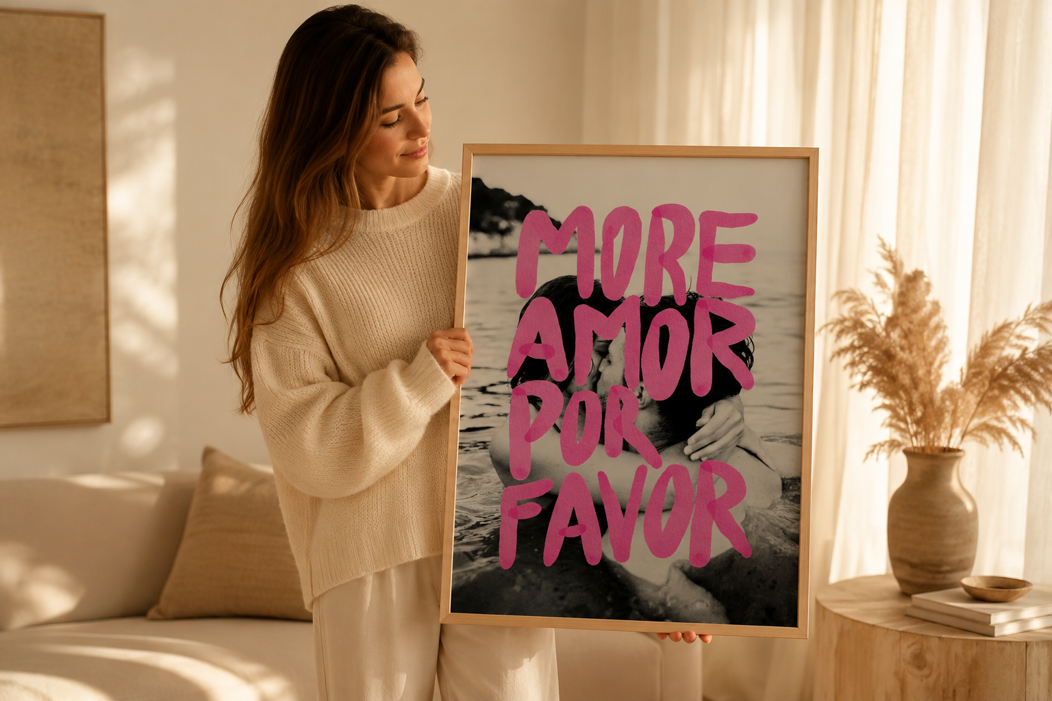 More Amor Por Favor : l’affiche personnalisée qui met de l’amour dans votre déco