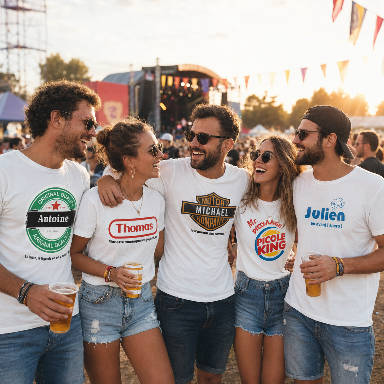 T-shirt personnalisé Solidays