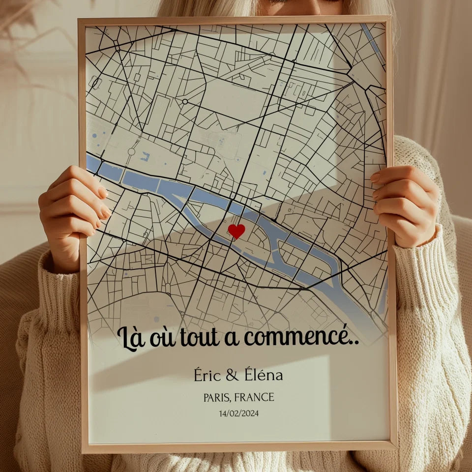 Lieu de Rencontre - Affiche personnalisée