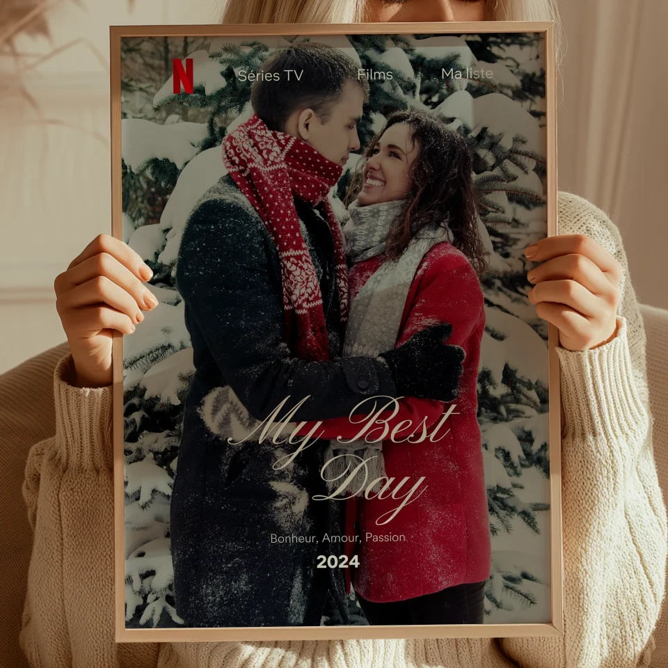 "My best Day" - Affiche personnalisée