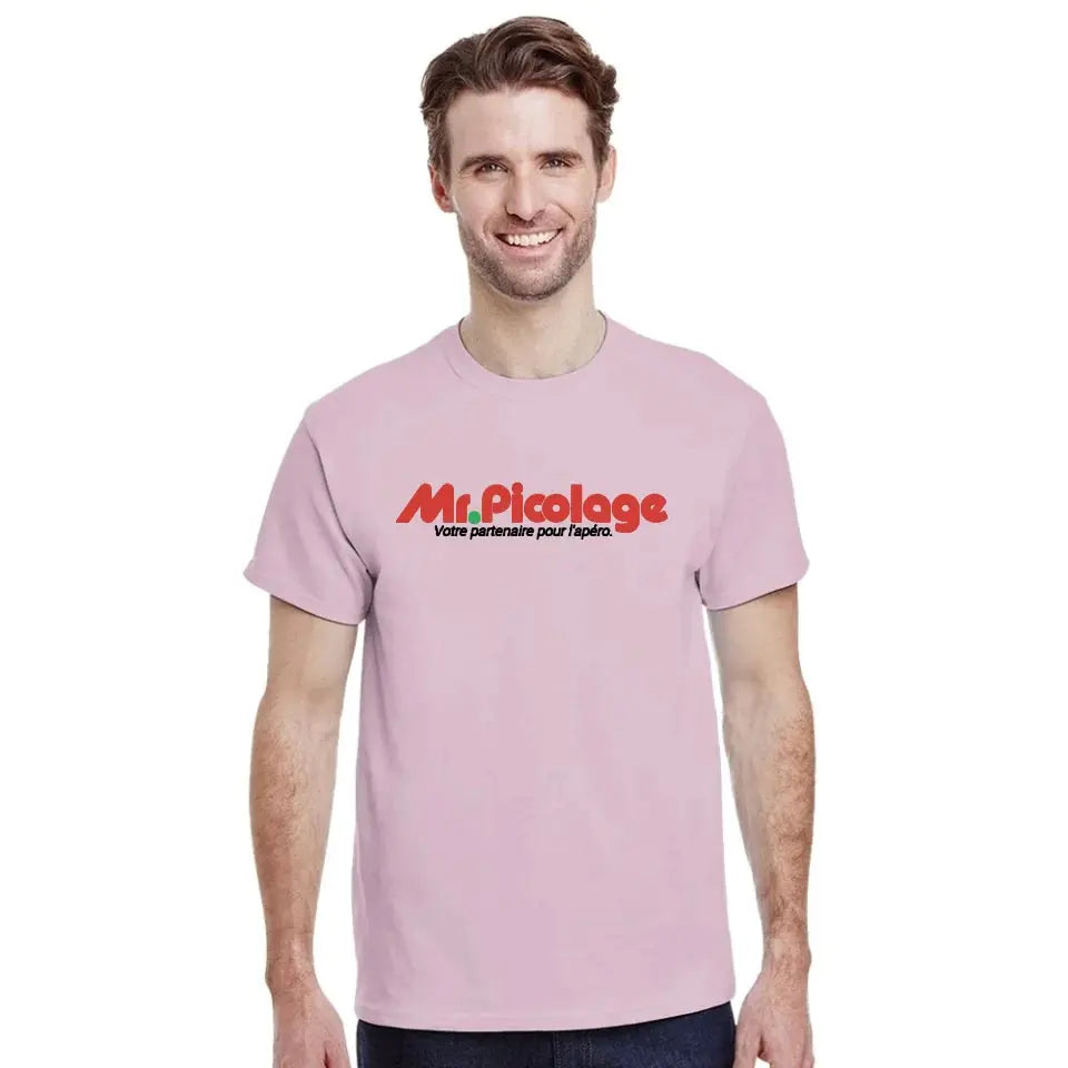 Mr.Picolage - T-Shirt Personnalisé Tee-Shirt-Rose-3XL Jetaimeparis France