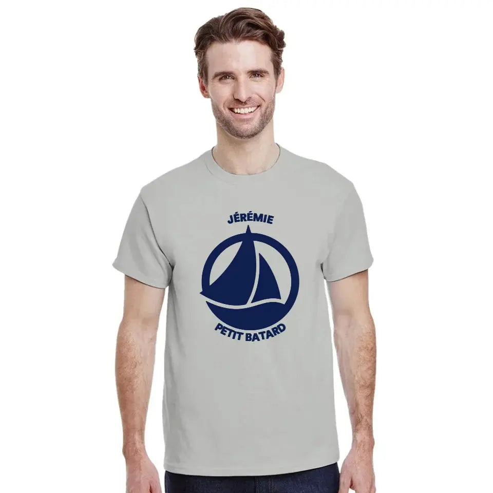 Petit Batard - T-Shirt Personnalisé Tee-Shirt-Gris-5XL Jetaimeparis France