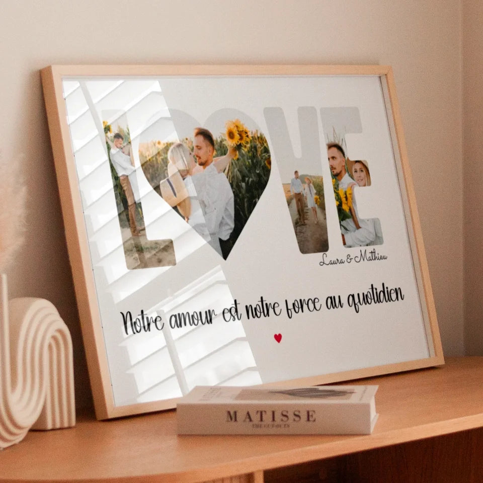 Love - Affiche personnalisée