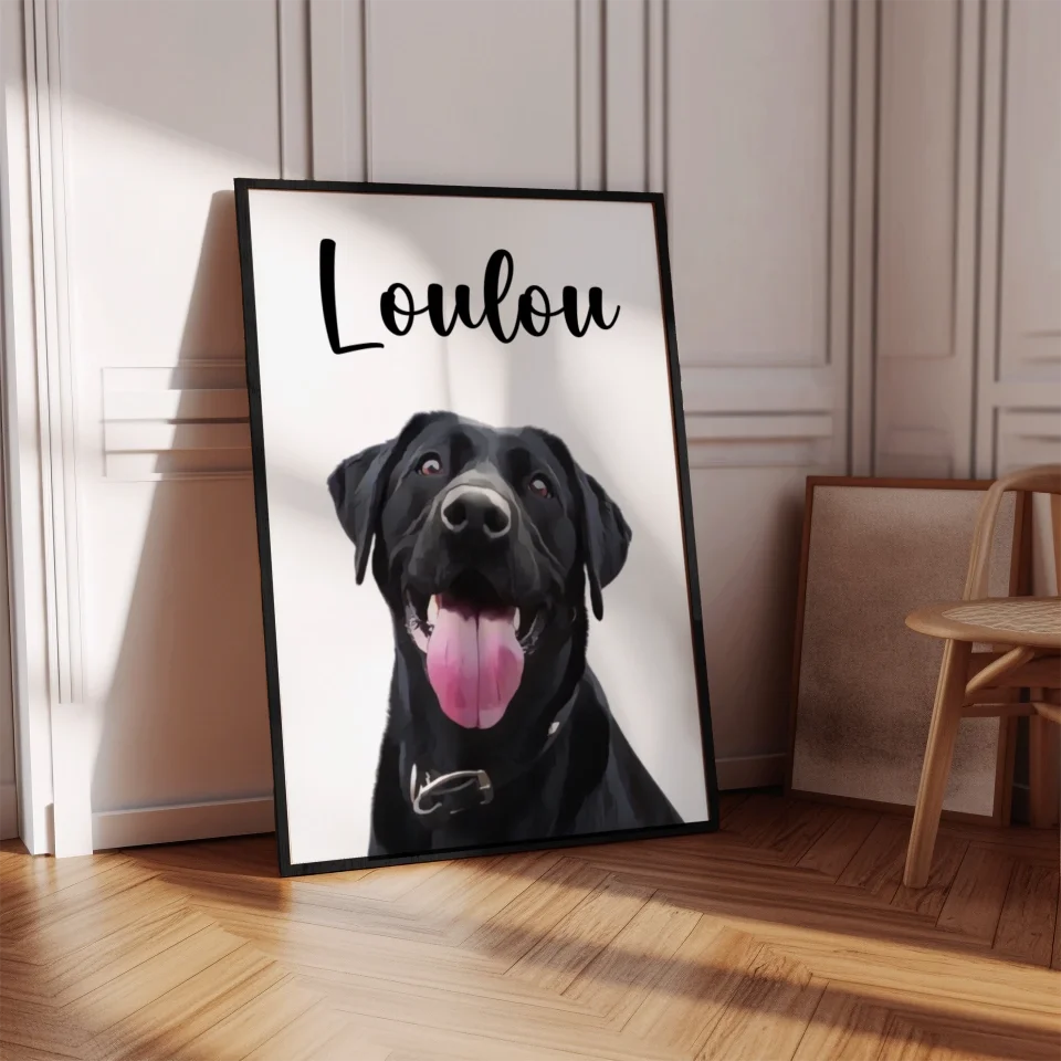 Mon meilleur compagnon - Affiche personnalisée