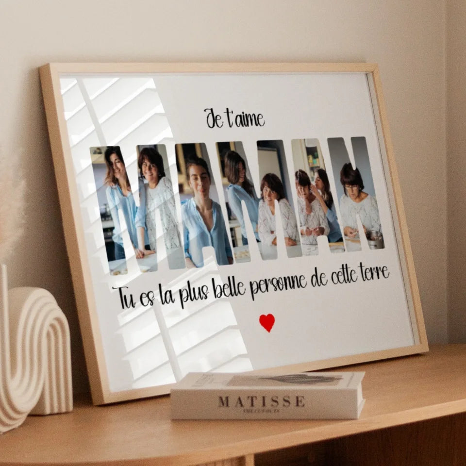 Maman Lettres - Affiches personnalisée