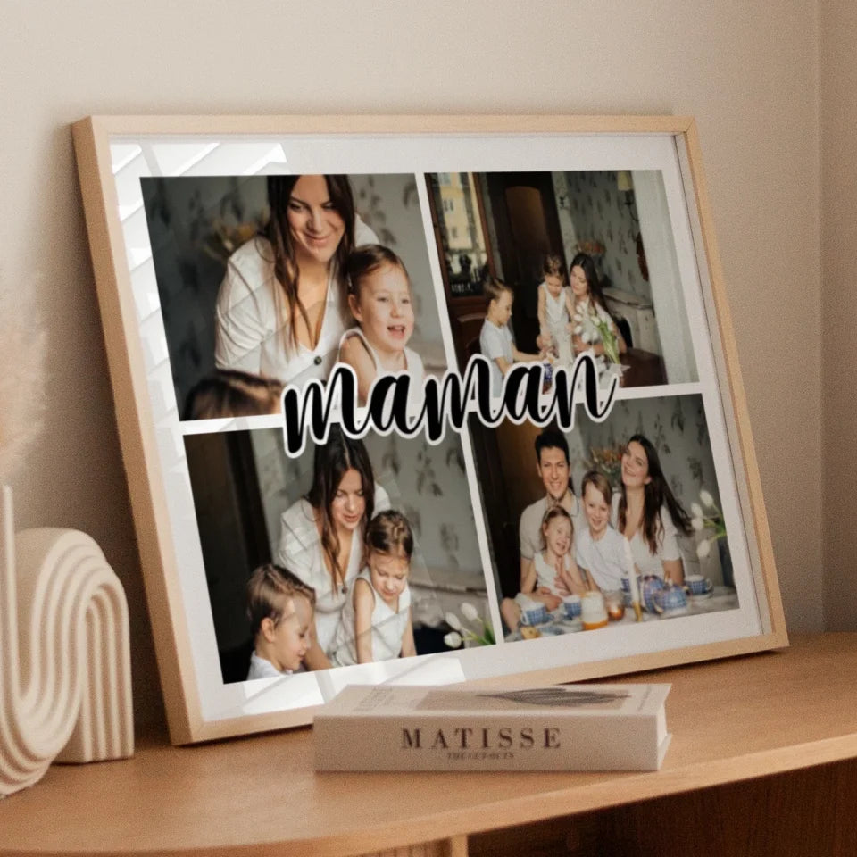 Maman - Affiche personnalisée