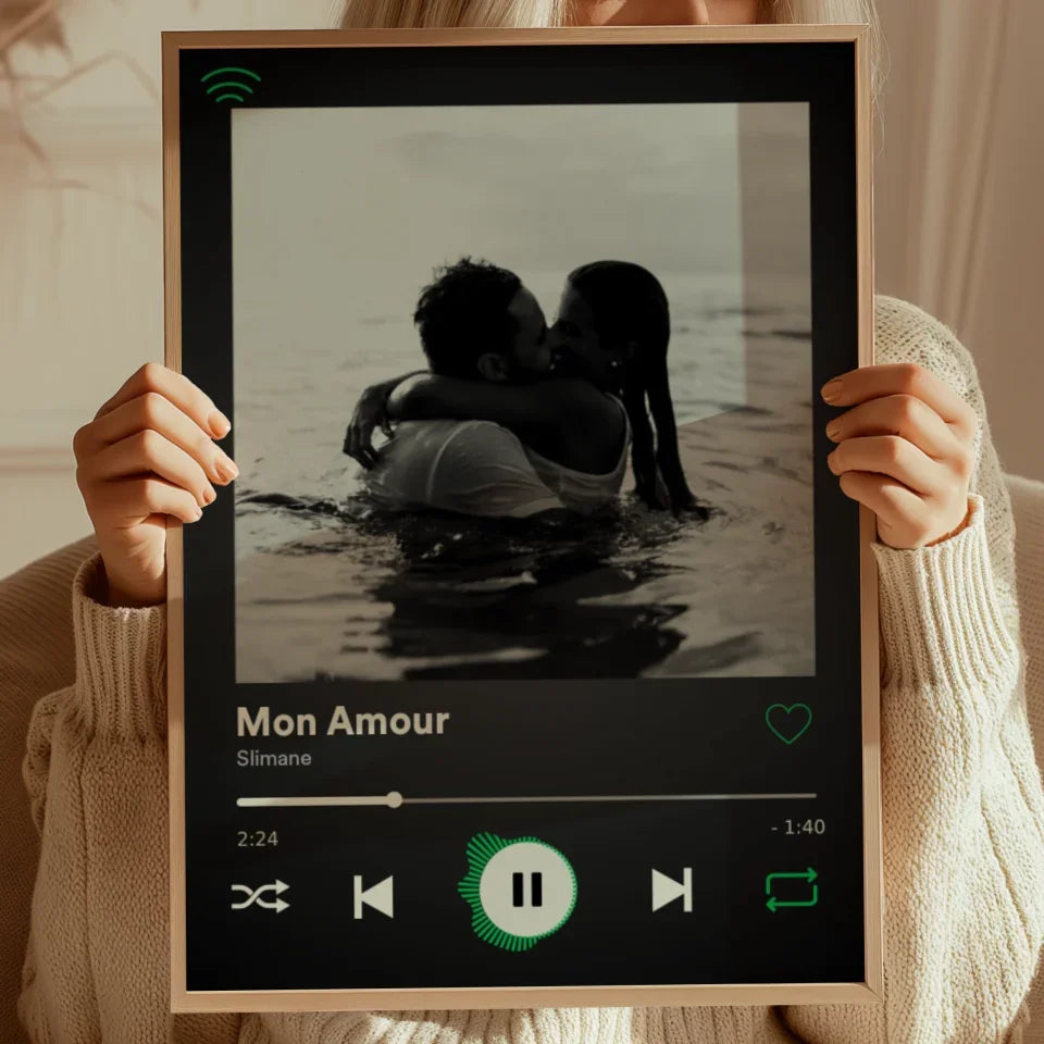 Spotify (Ed.Sombre) - Affiche Personnalisée