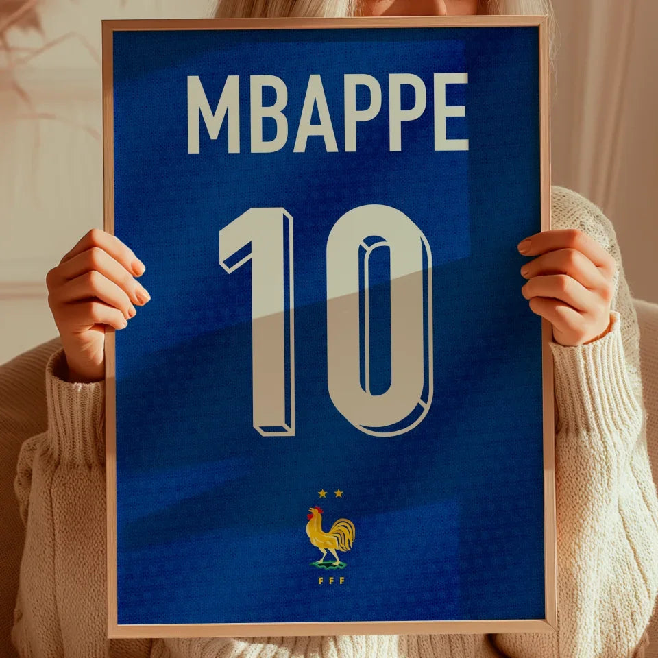 Maillot France - Affiche personnalisée