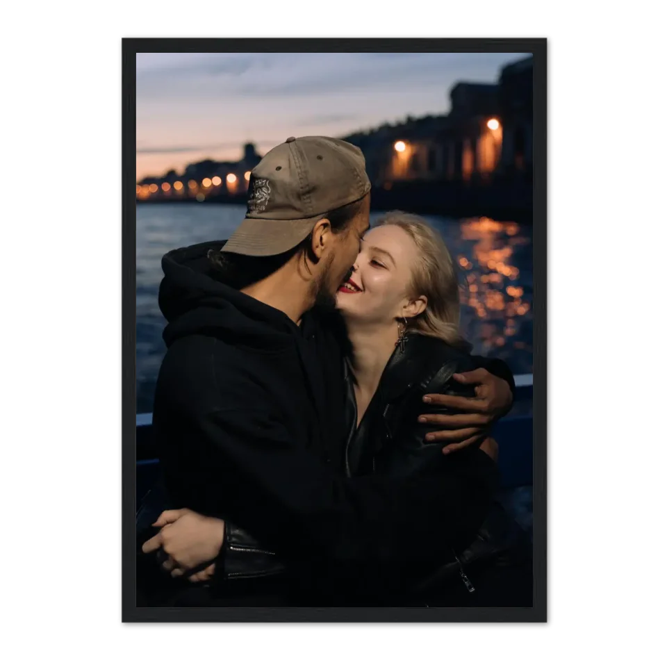 Affiche photo personnalisée Jetaimeparis France