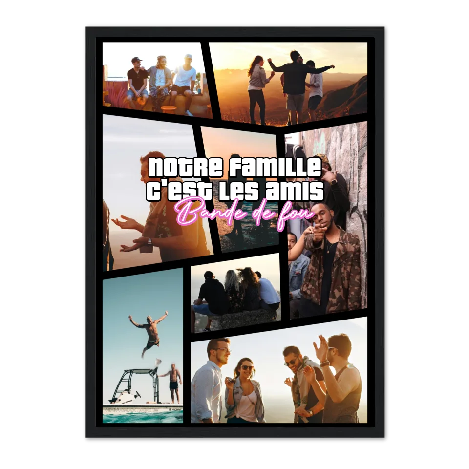 GTA - Affiche personnalisée Jetaimeparis France