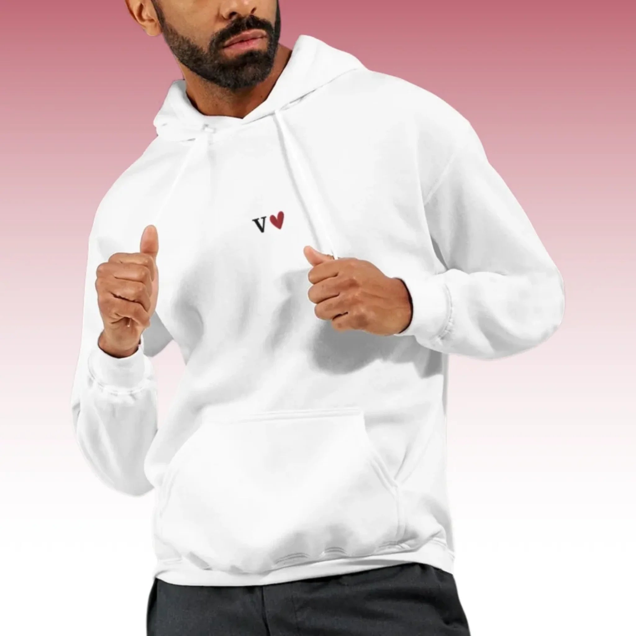 Pull à capuche brodée - Unisexe