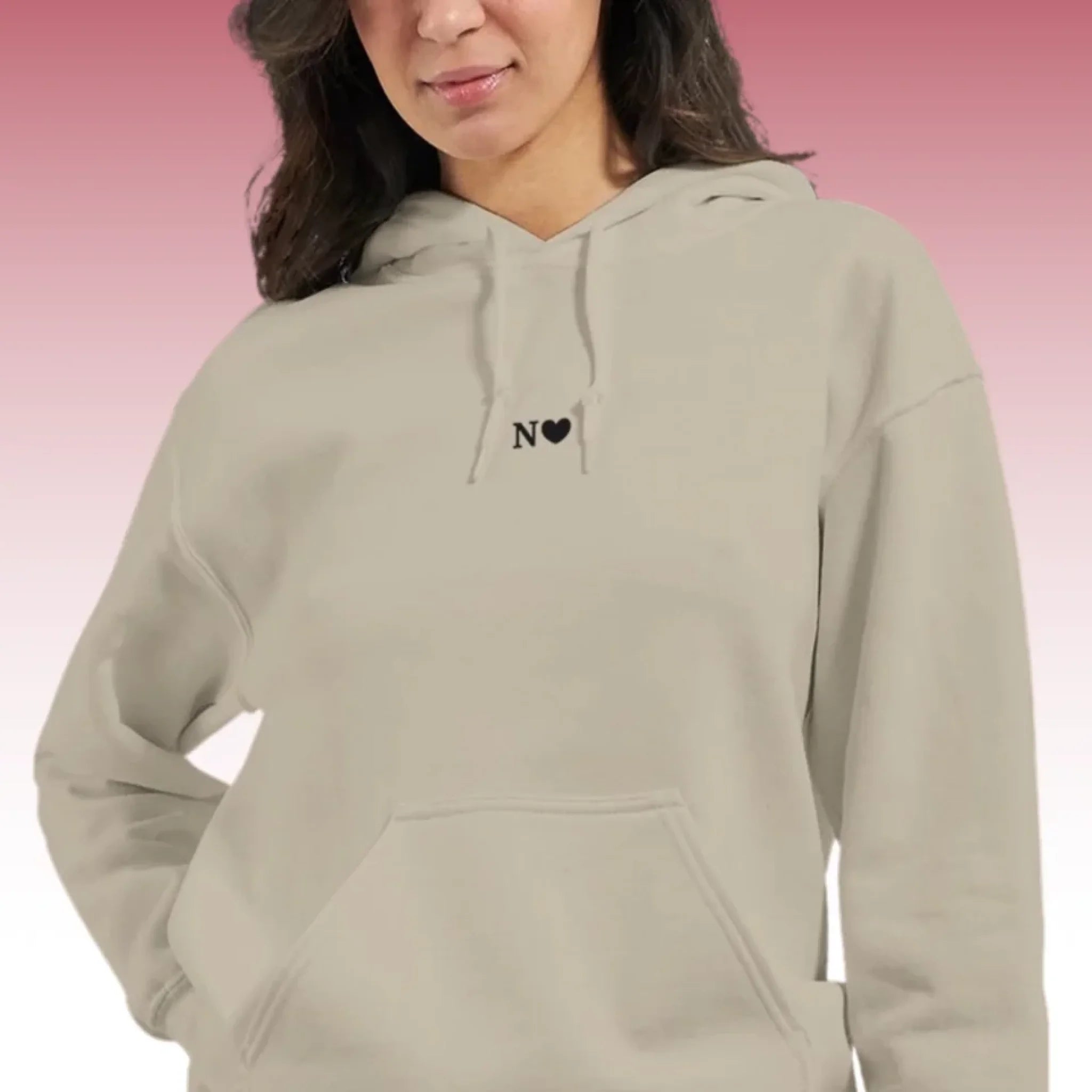 Pull à capuche brodée - Unisexe
