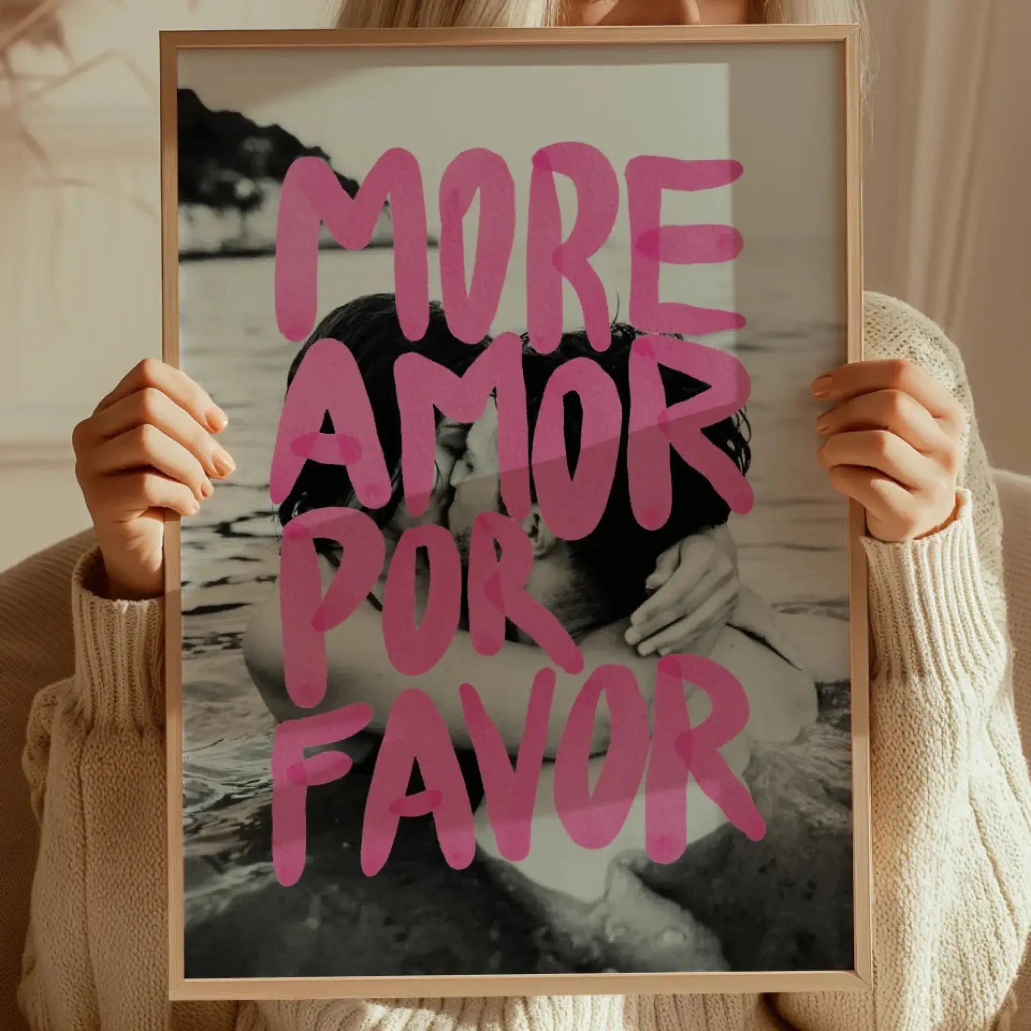 More Amor Por Favor - Affiche personnalisée Product vendor