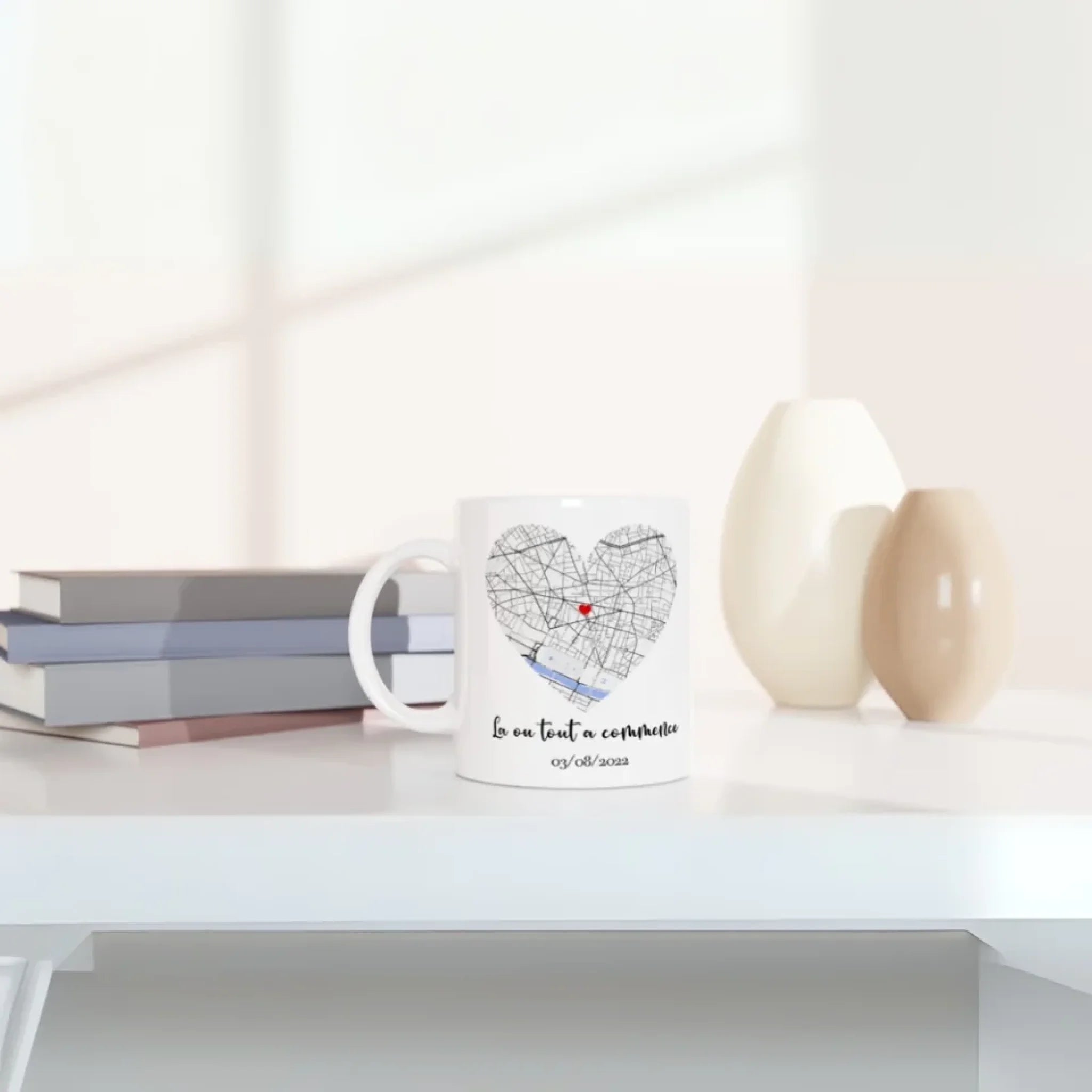 Mug Personnalisé - Carte Lieu de Rencontre
