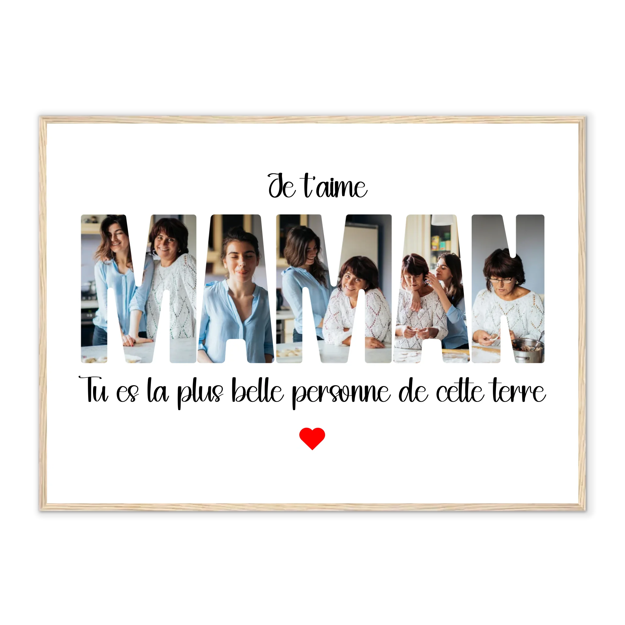 Maman Lettres - Affiches personnalisée