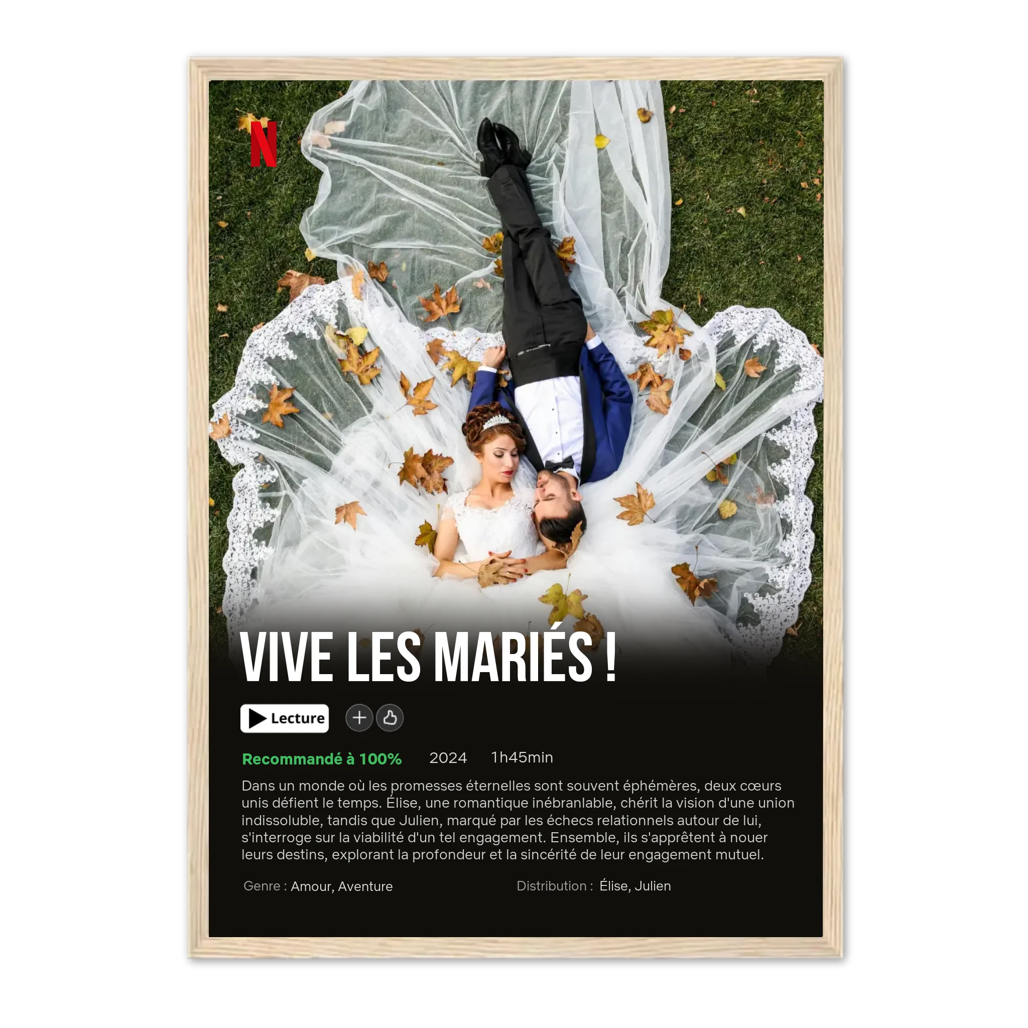 Notre Propre Film (Ed. Mariage) - Affiche personnalisée