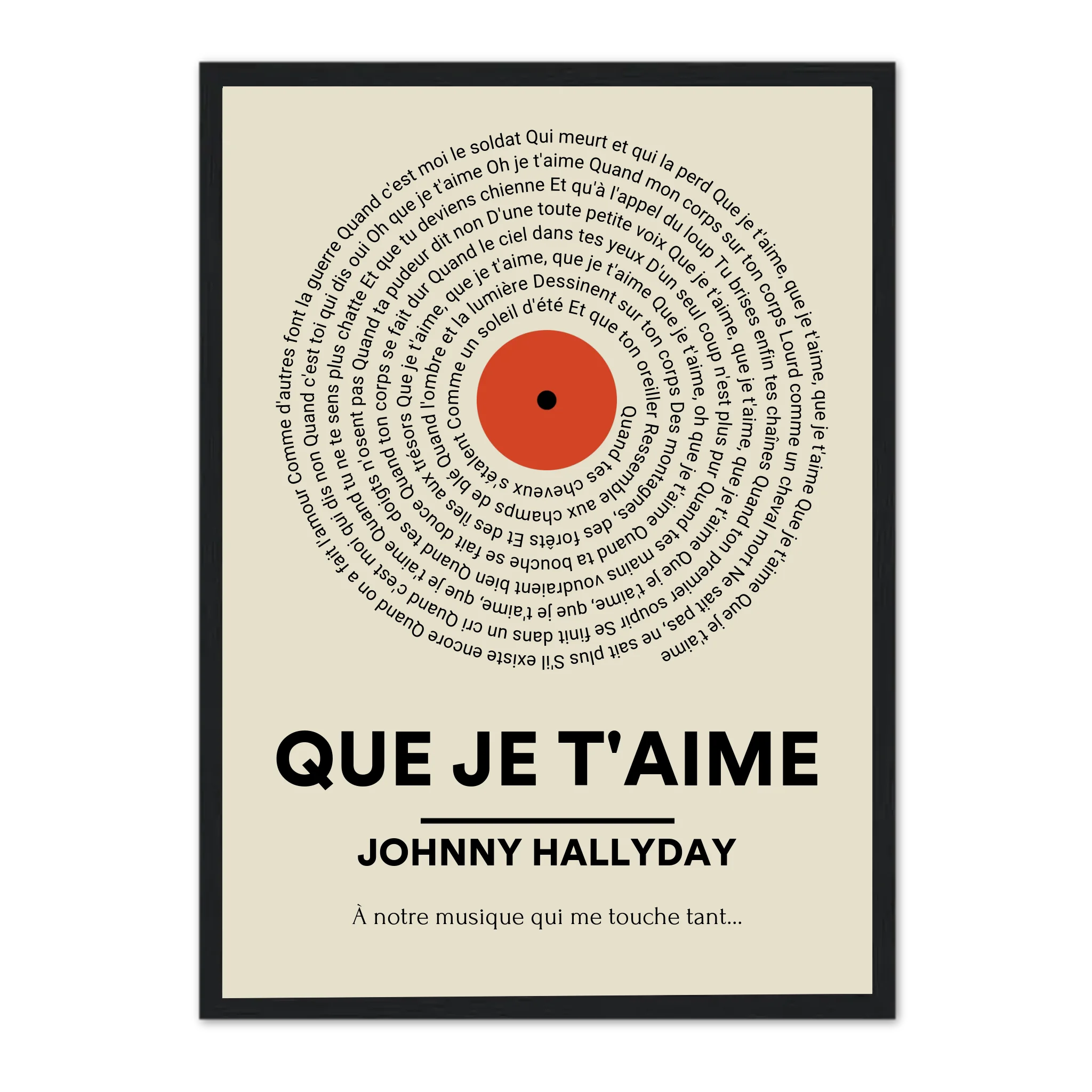 Notre Musique - Affiches personnalisée