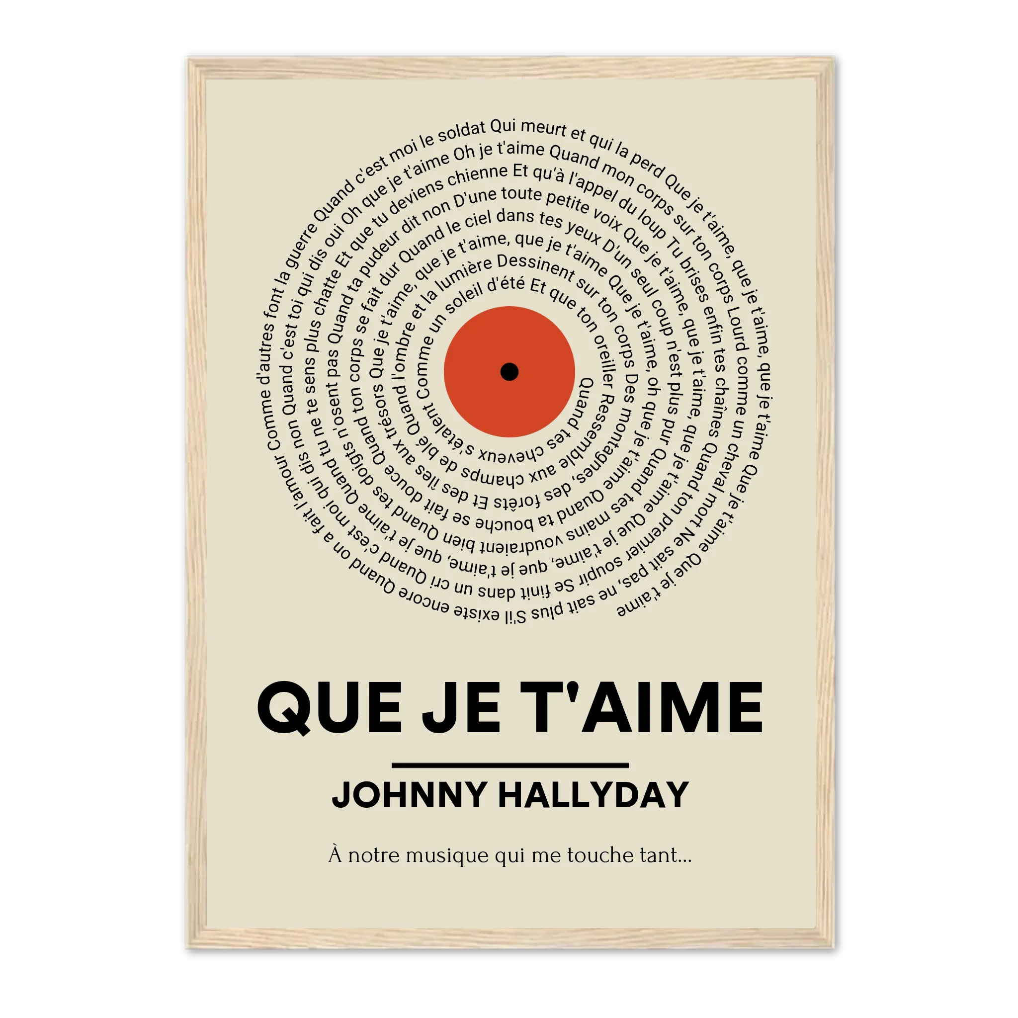 Notre Musique - Affiches personnalisée