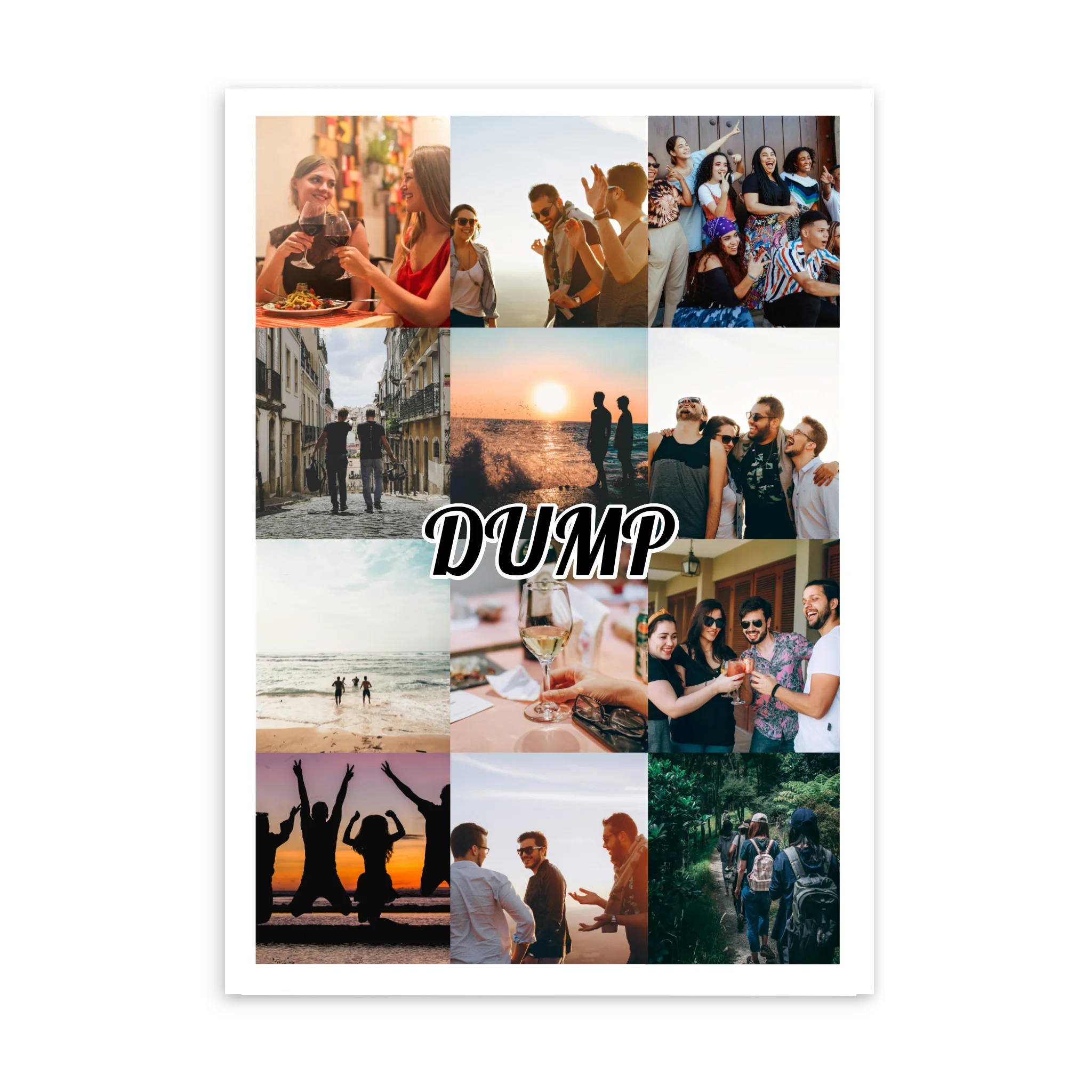 DUMP - Affiche personnalisée