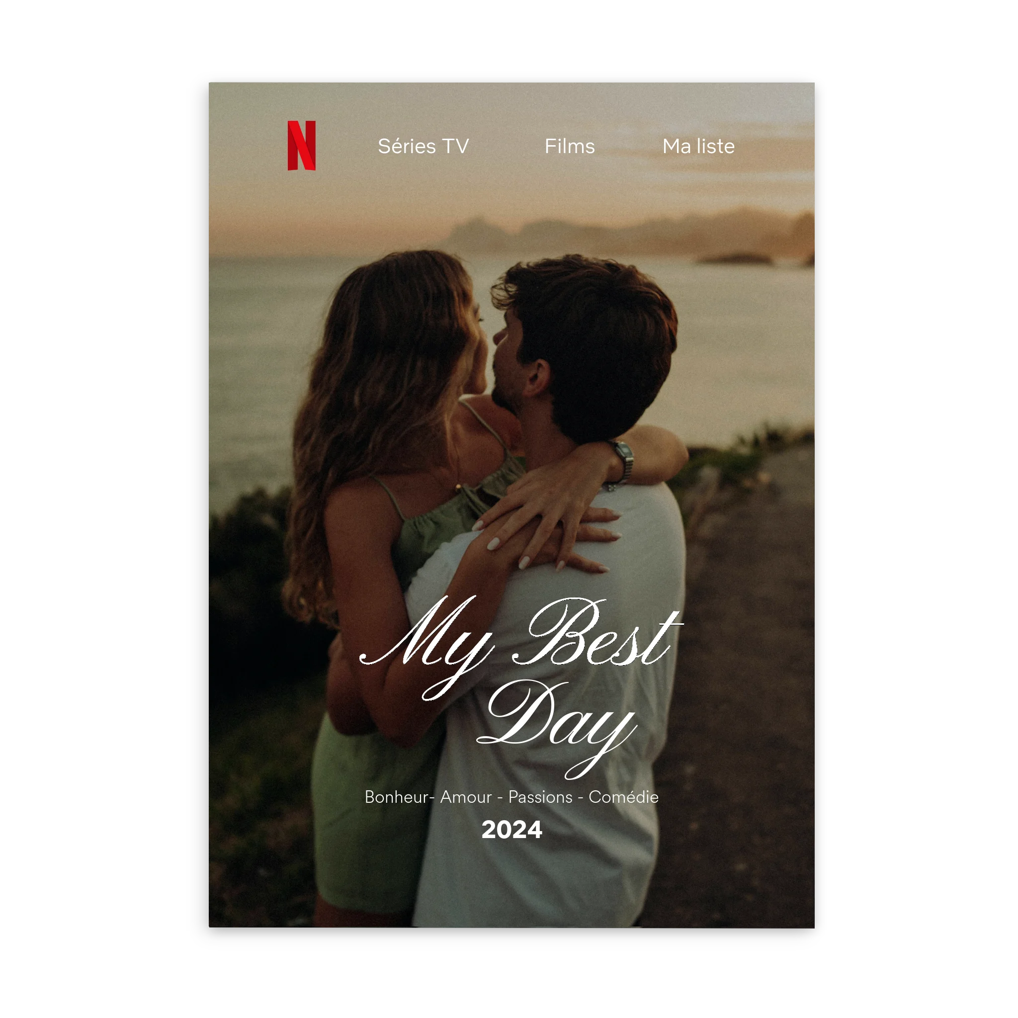 "My best Day" - Affiche personnalisée