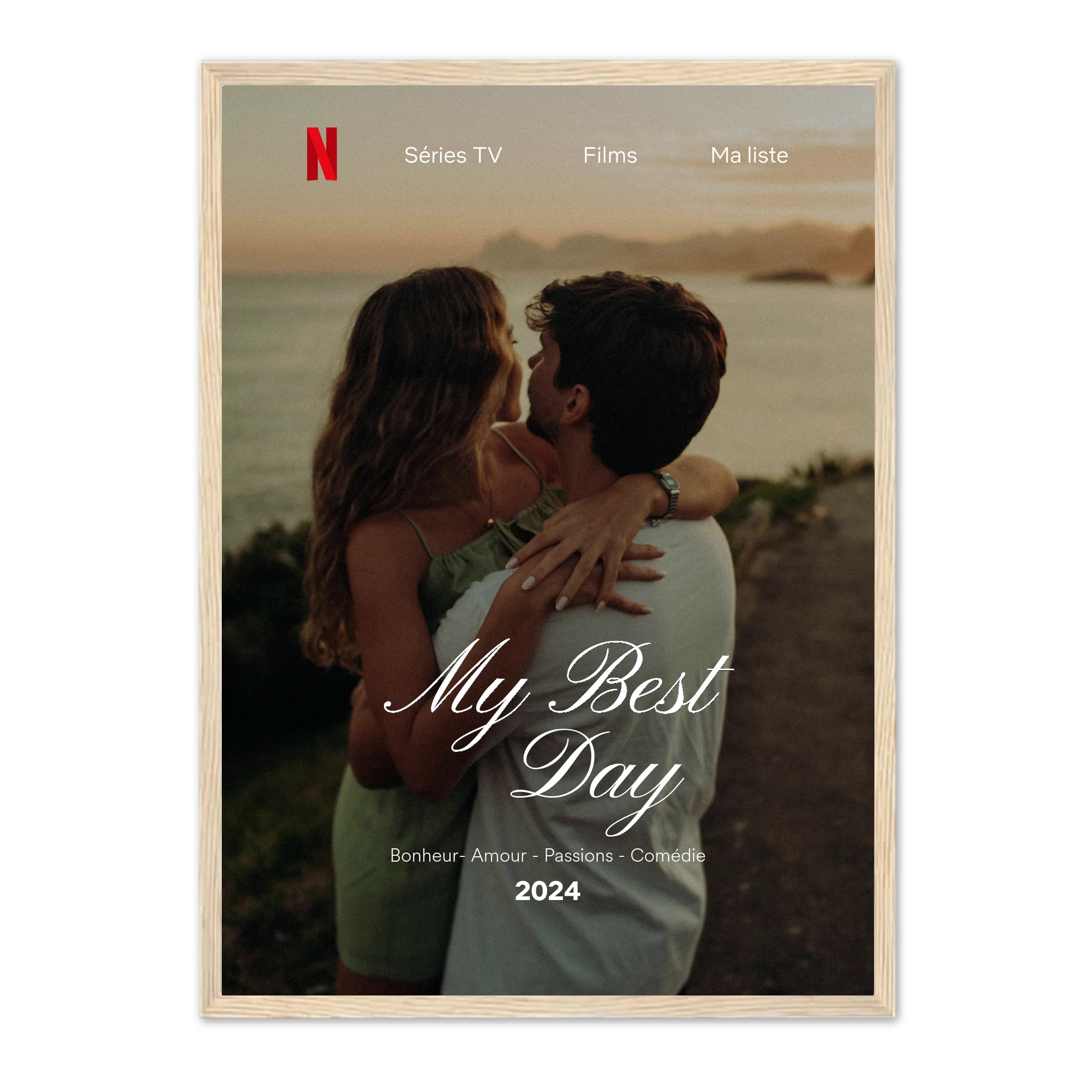 "My best Day" - Affiche personnalisée