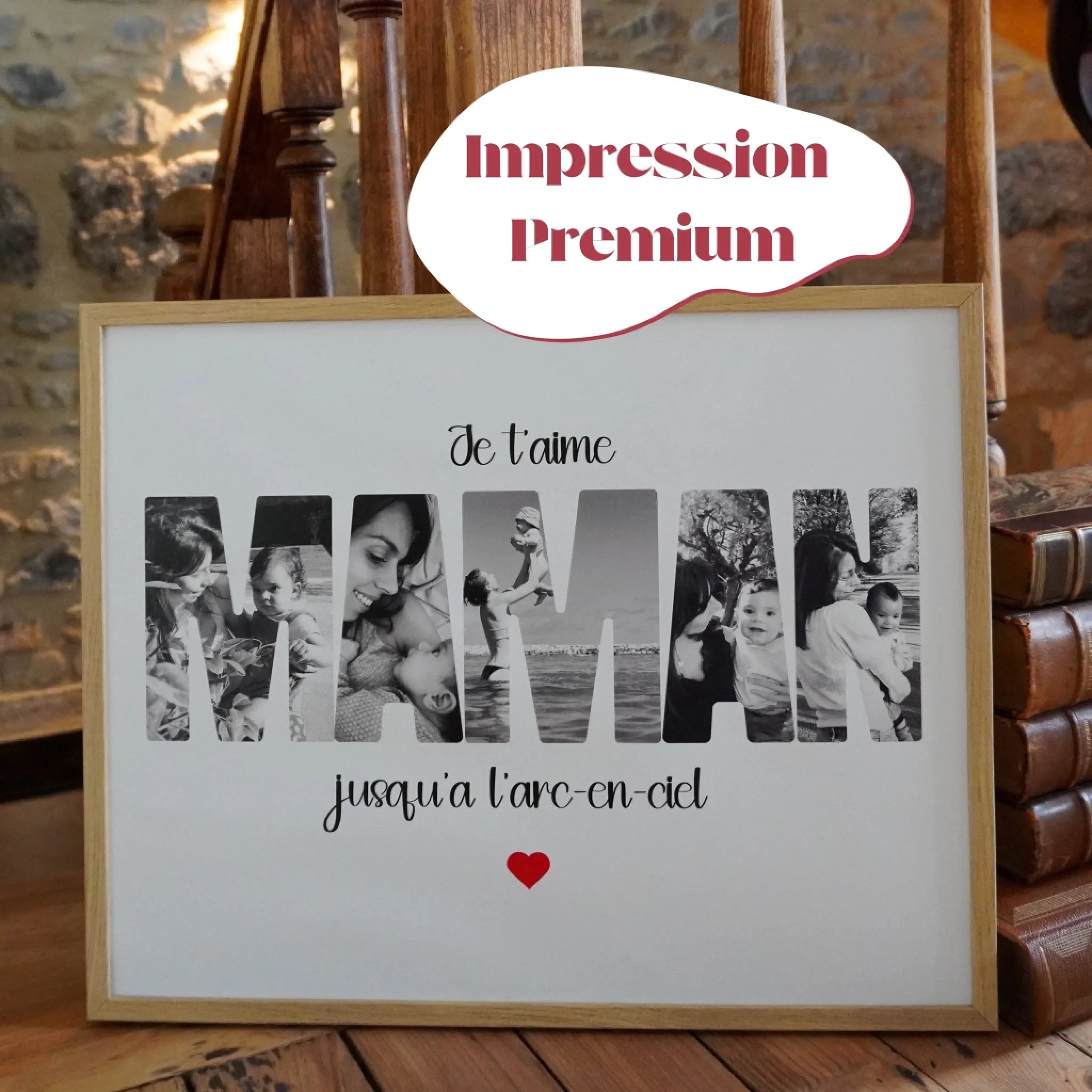 Maman Lettres - Affiches personnalisée