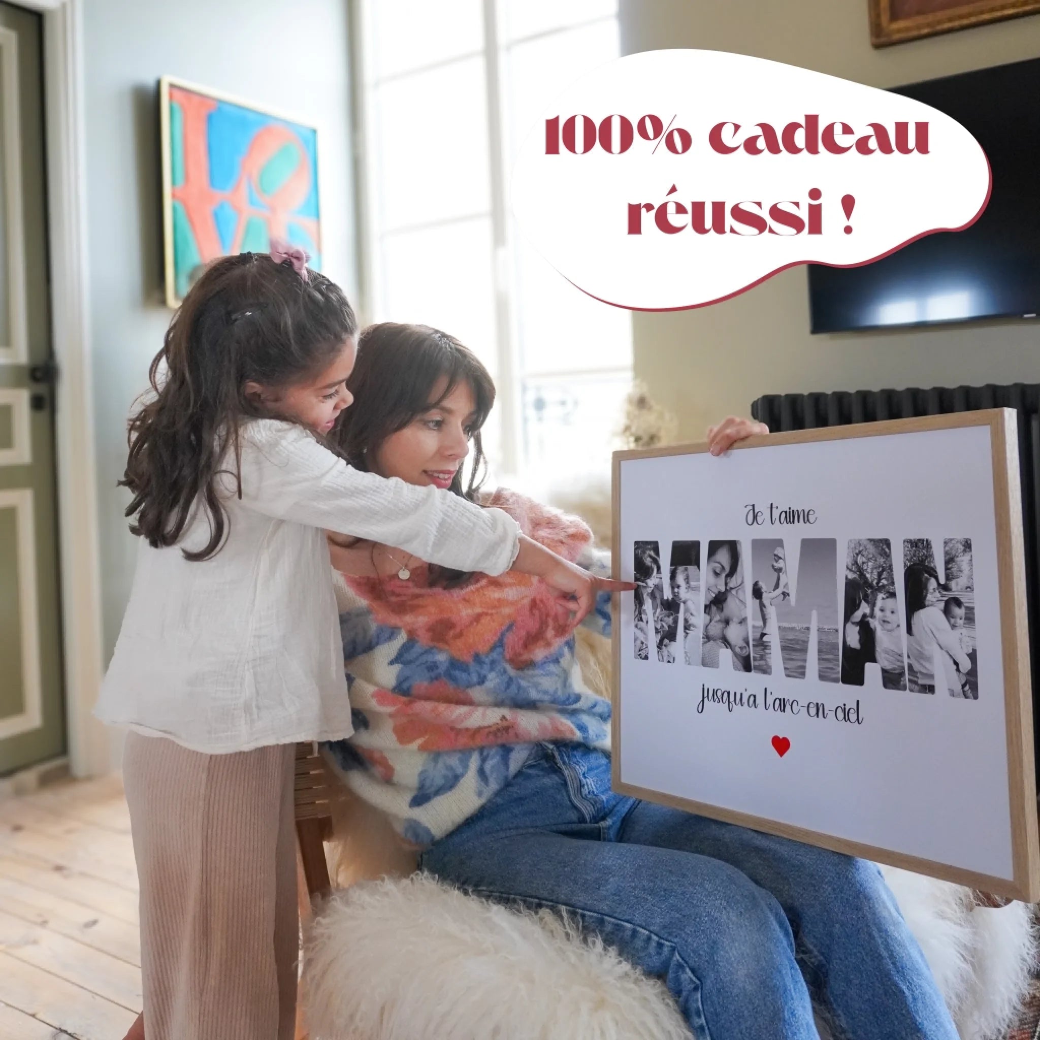 Maman Lettres - Affiches personnalisée