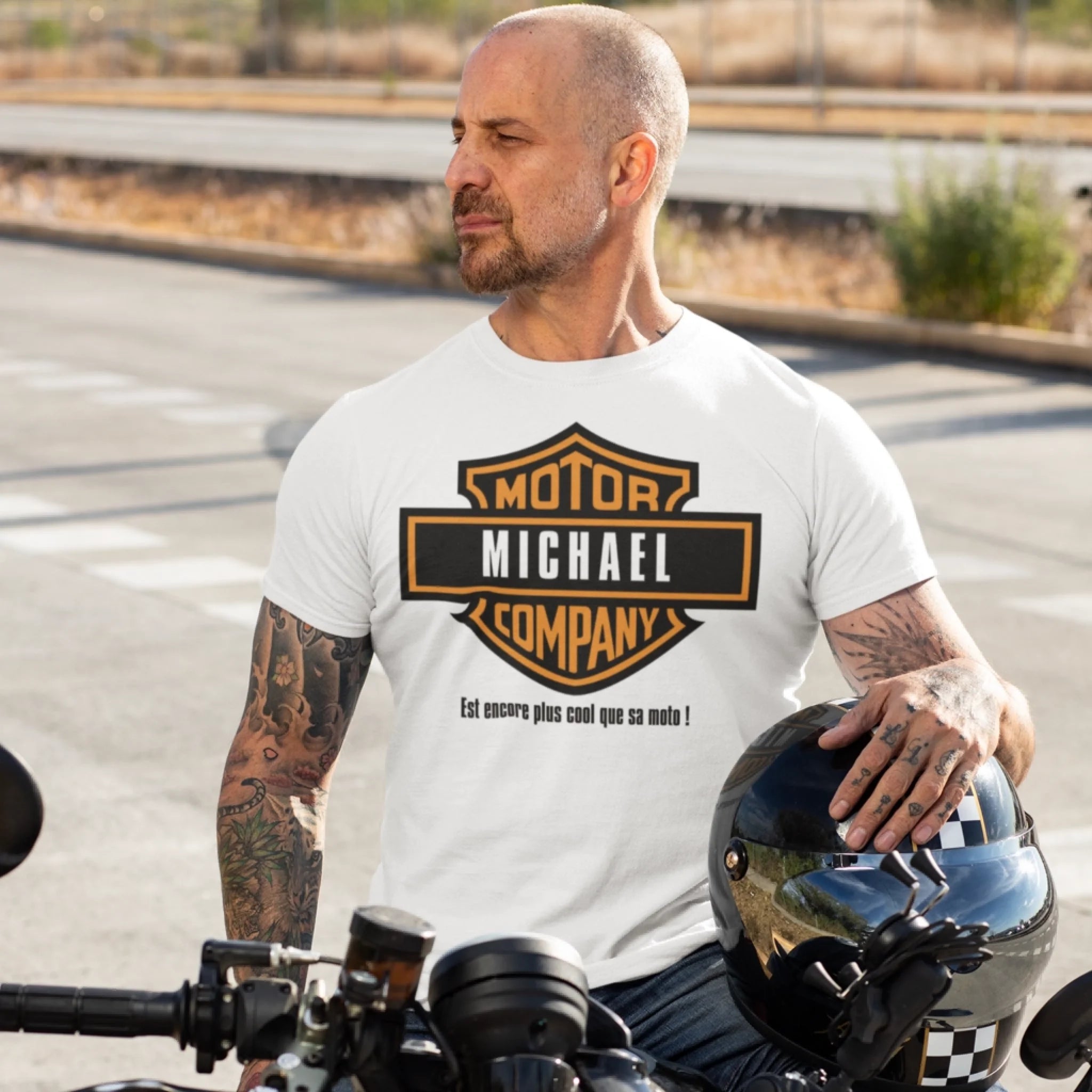 Moto - T-Shirt Personnalisé