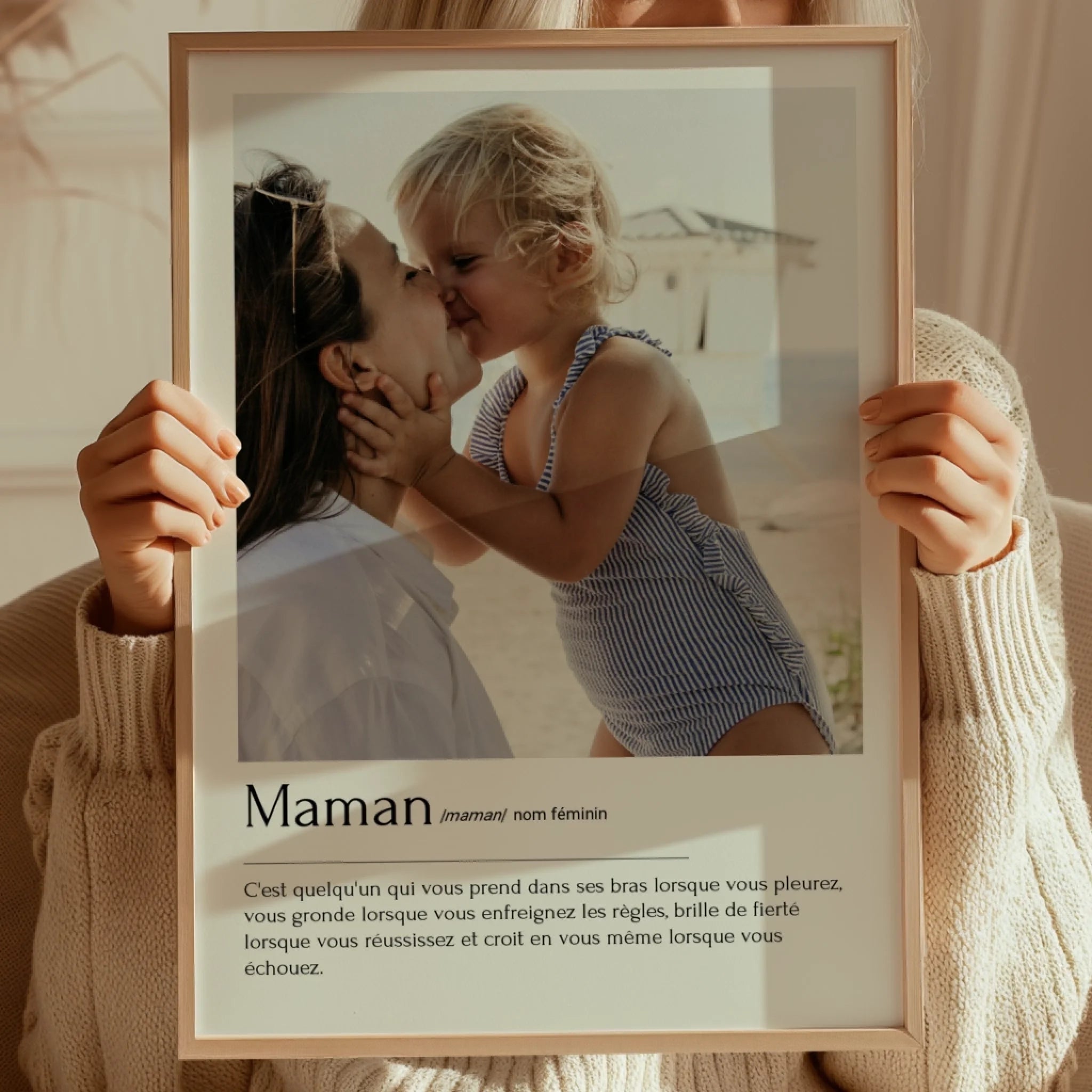 Définition Maman - Affiche personnalisée
