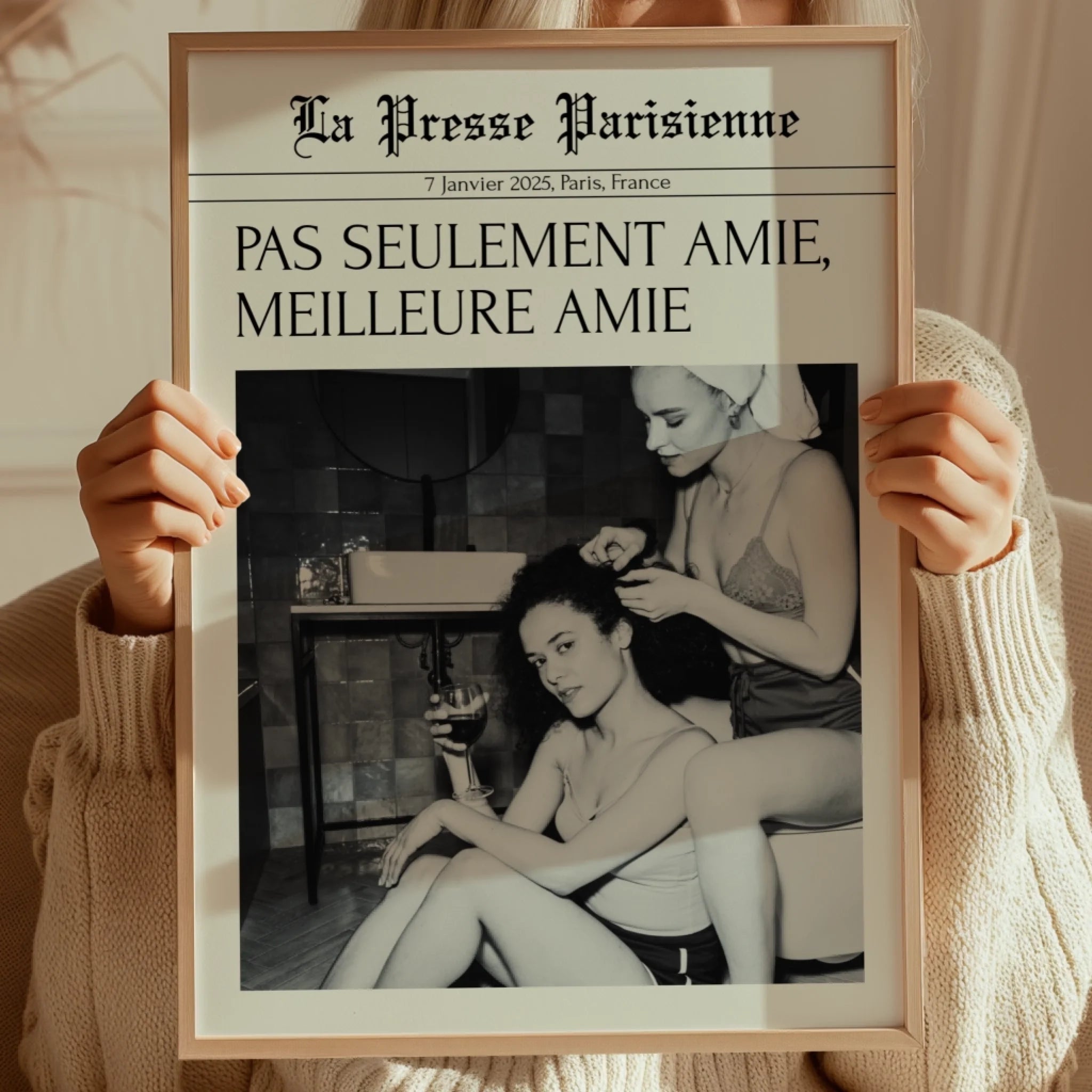 La Gazette - Affiche personnalisée