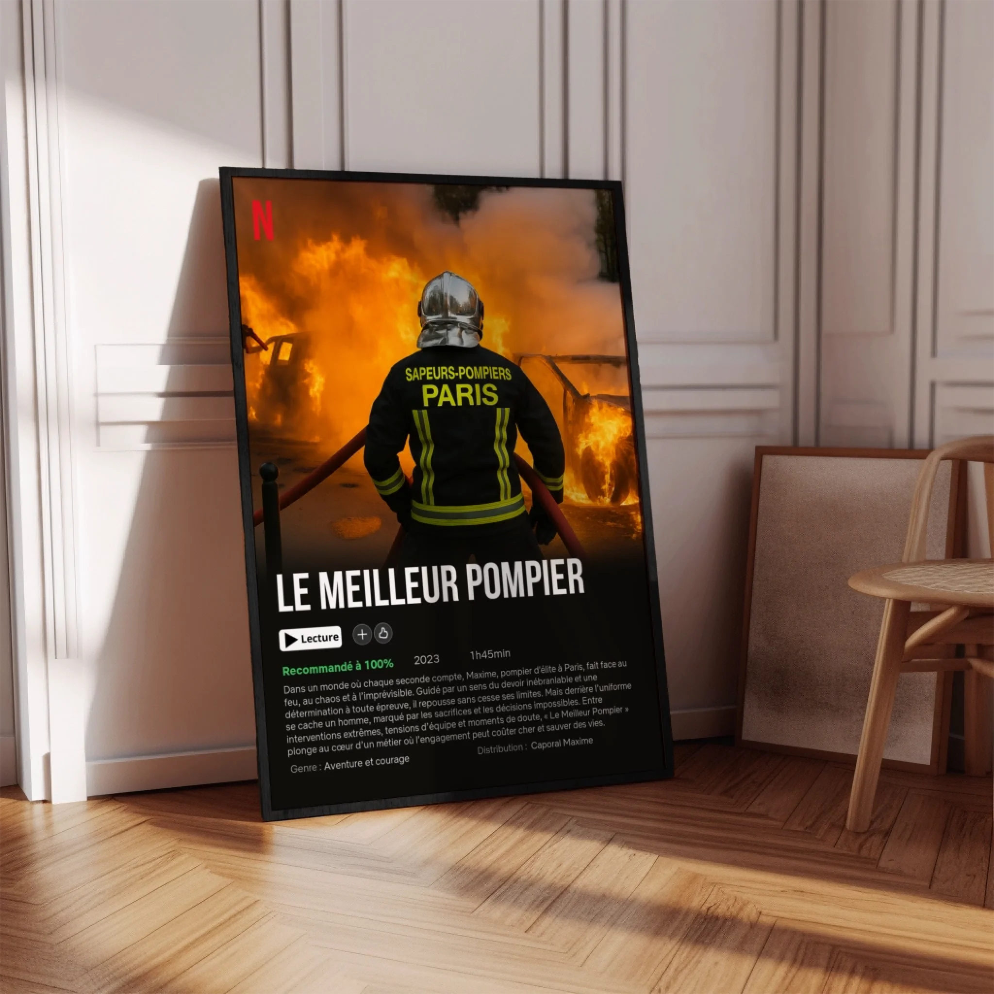 Mon métier mon histoire - Affiche personnalisée