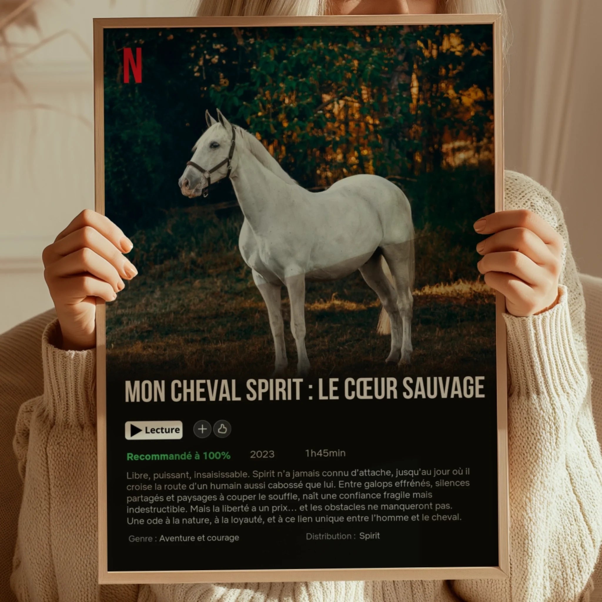 Mon Cheval - Affiche de Film - Affiche personnalisée