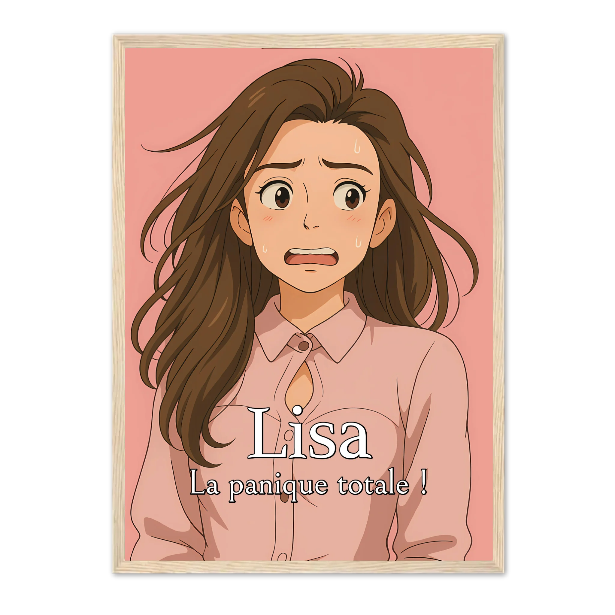 Ghibli Style - Affiche personnalisée Jetaimeparis France