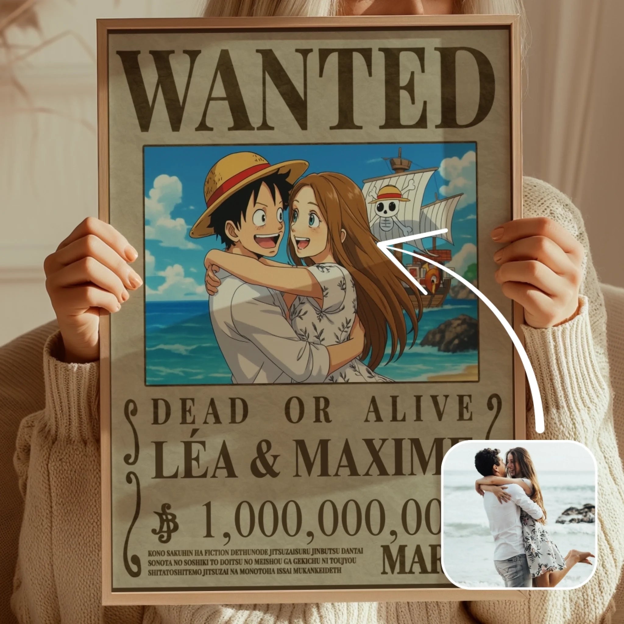 WANTED - Affiche personnalisée