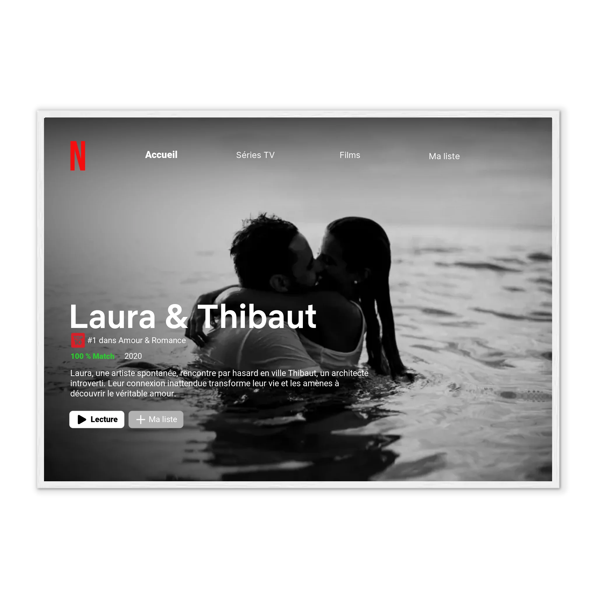 Notre Propre Film Horizontal - Affiche personnalisée