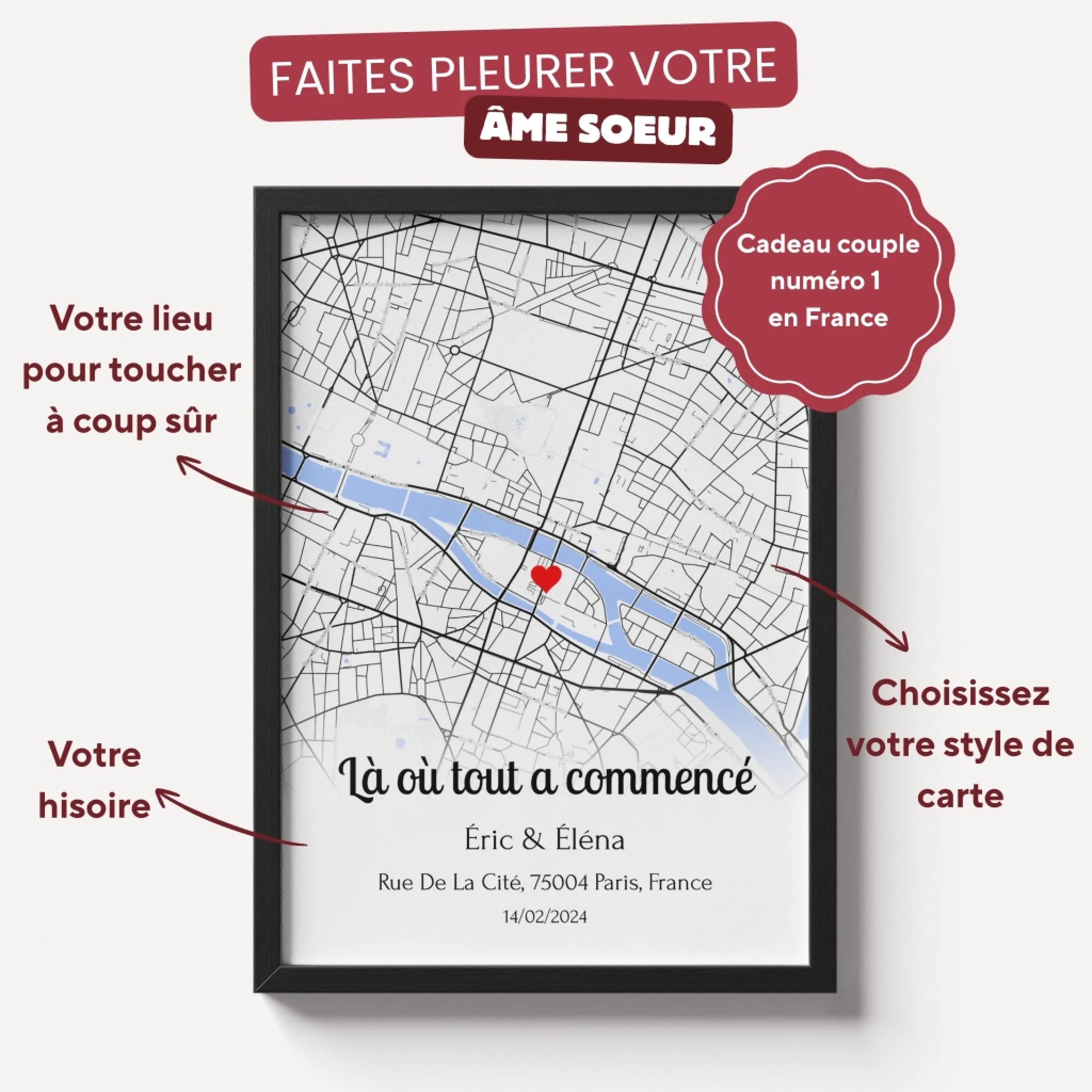 Lieu de Rencontre - Affiche personnalisée