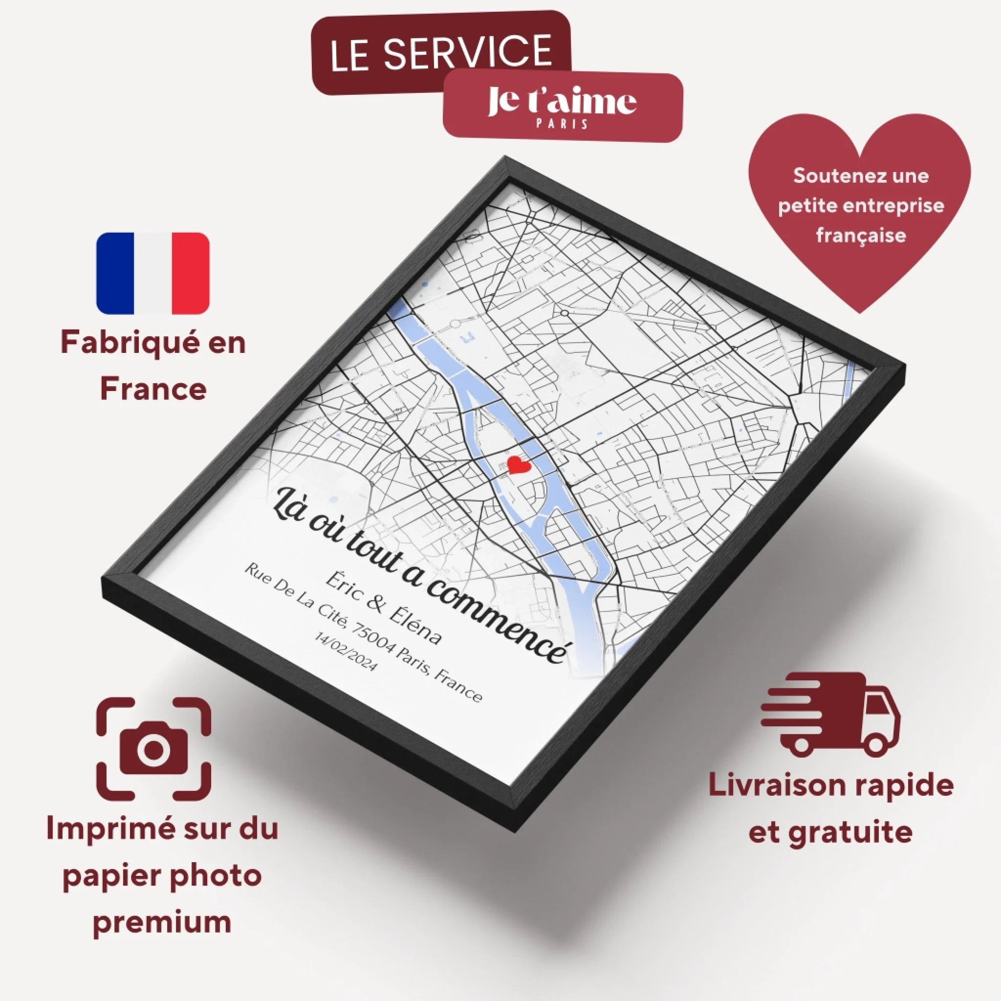 Lieu de Rencontre - Affiche personnalisée