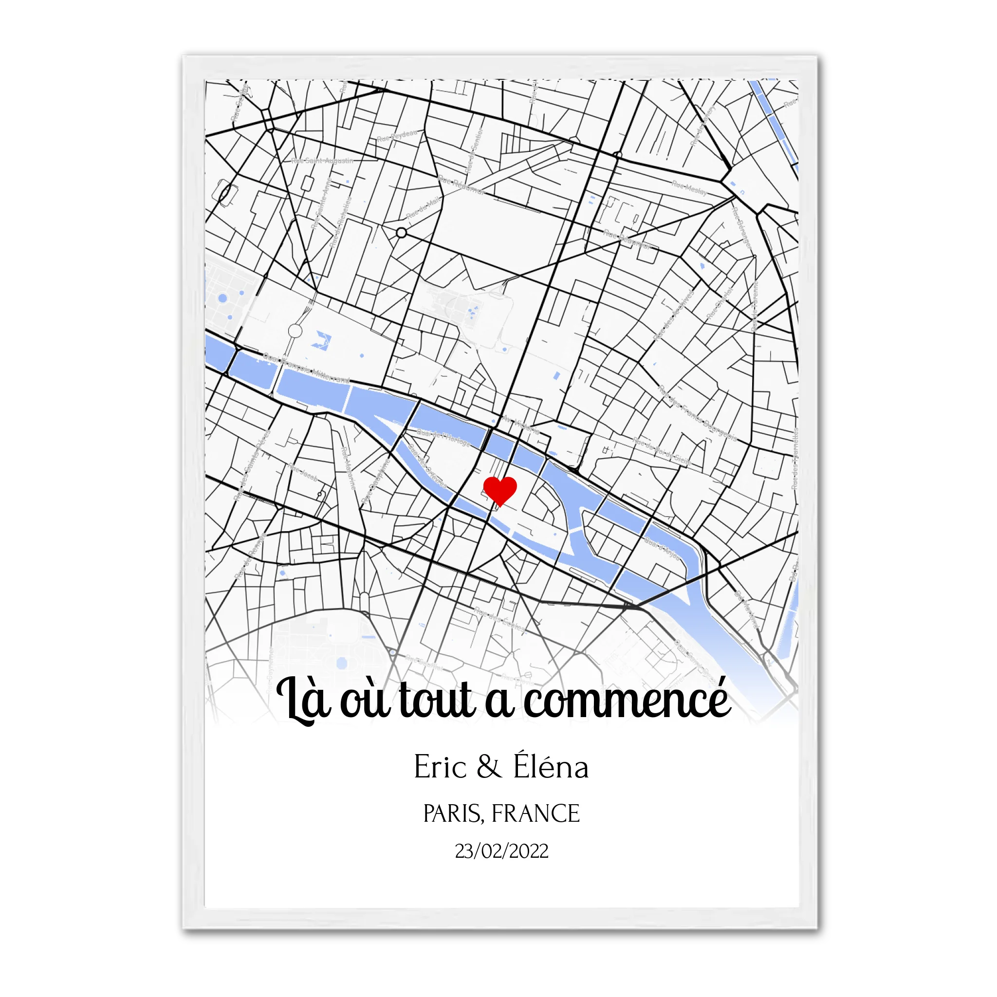 Lieu de Rencontre - Affiche personnalisée