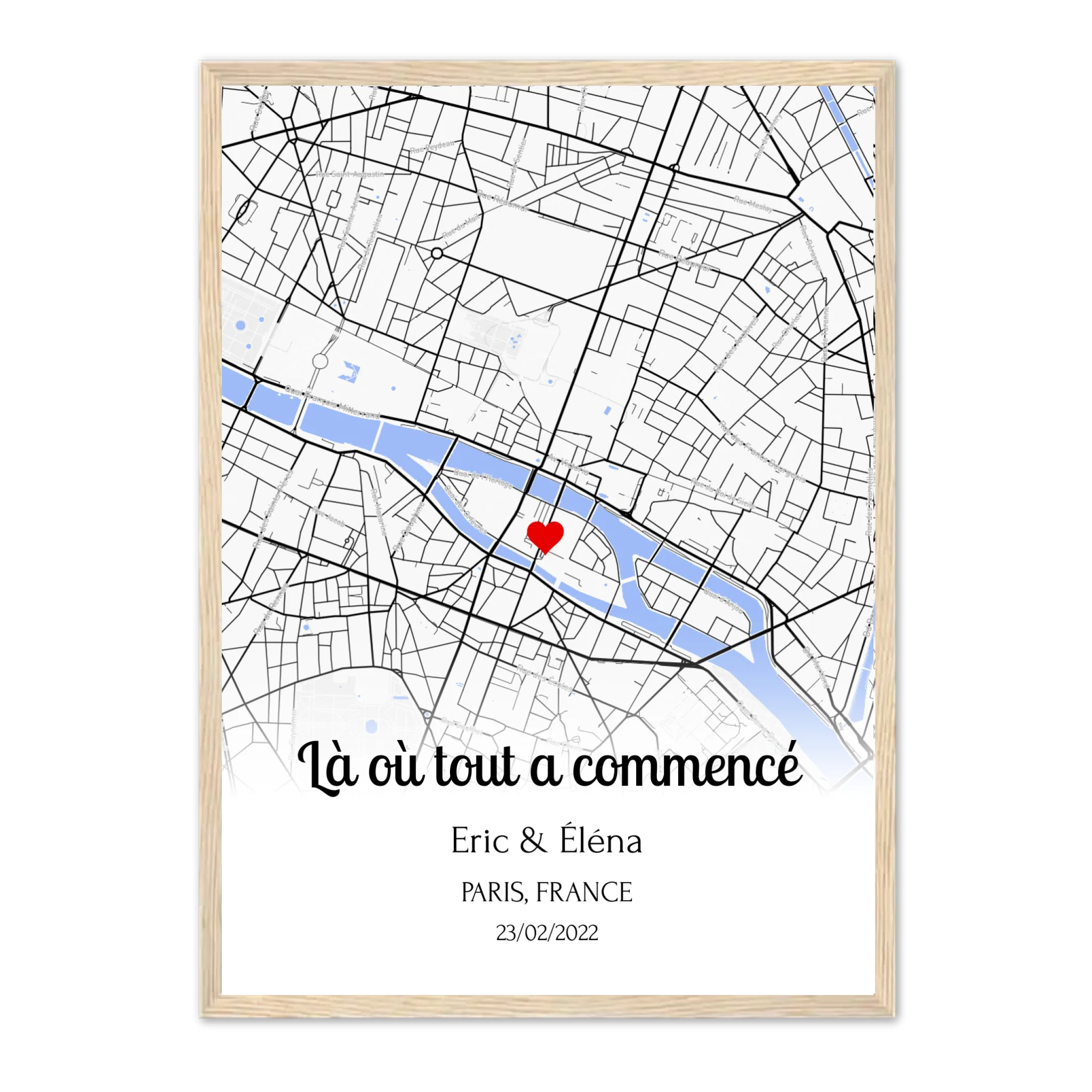 Lieu de Rencontre - Affiche personnalisée