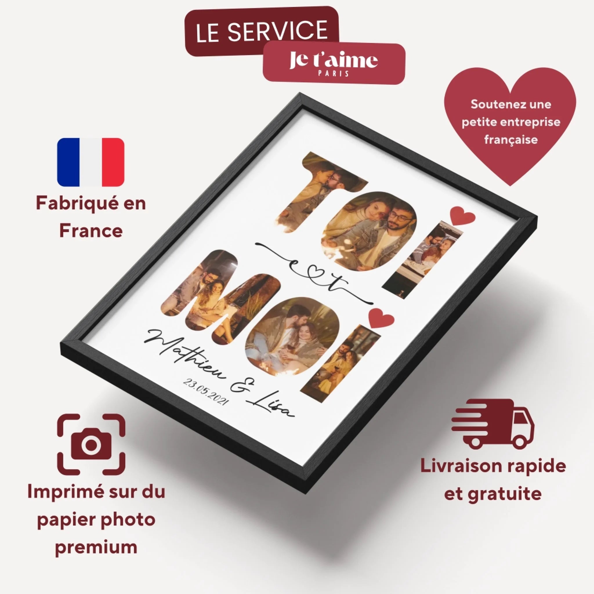 Toi & Moi - Affiche personnalisée