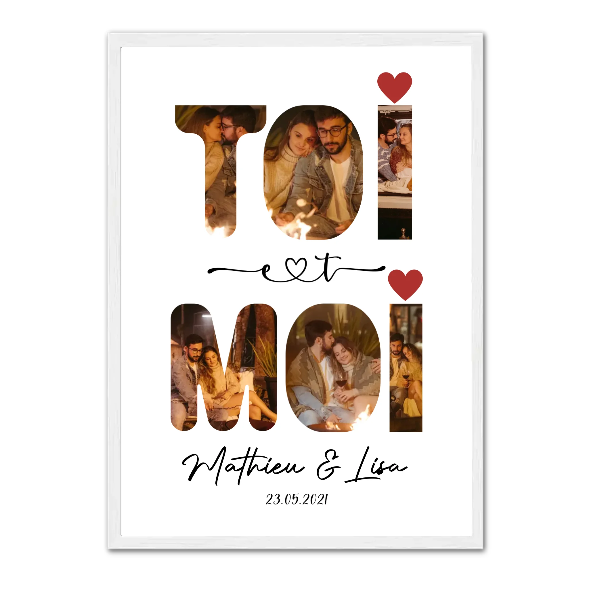 Toi & Moi - Affiche personnalisée