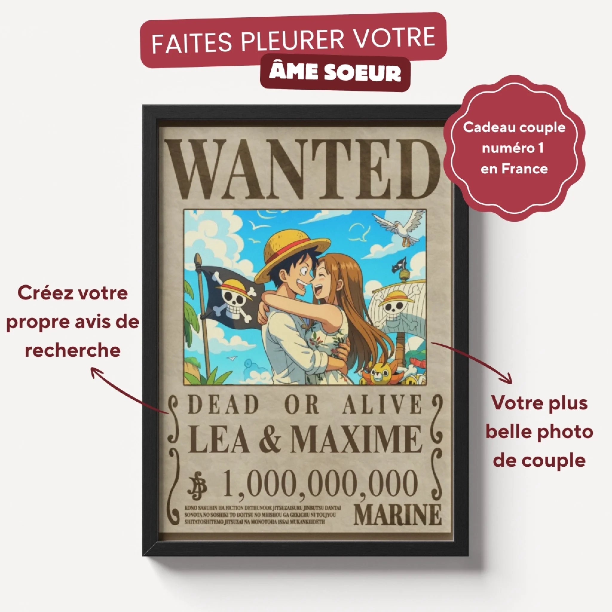 WANTED - Affiche personnalisée