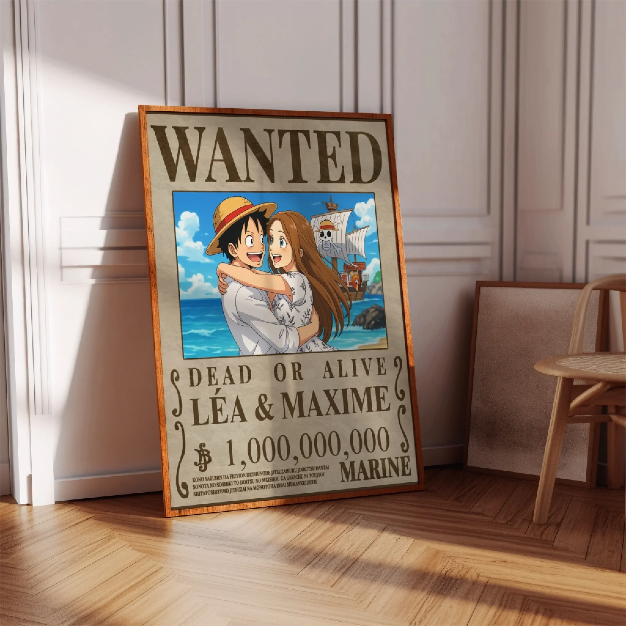 WANTED - Affiche personnalisée