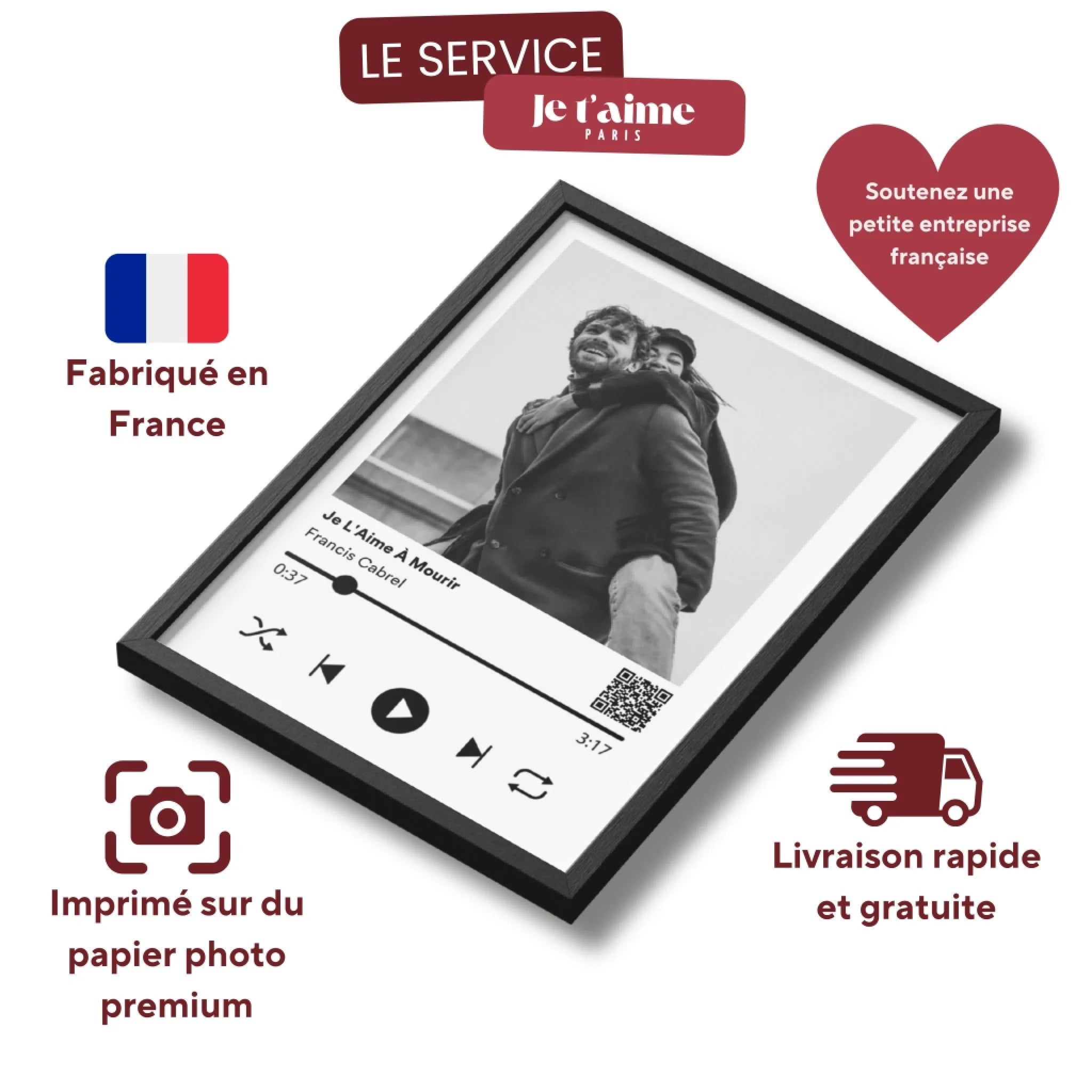 Album musique - Affiche personnalisée