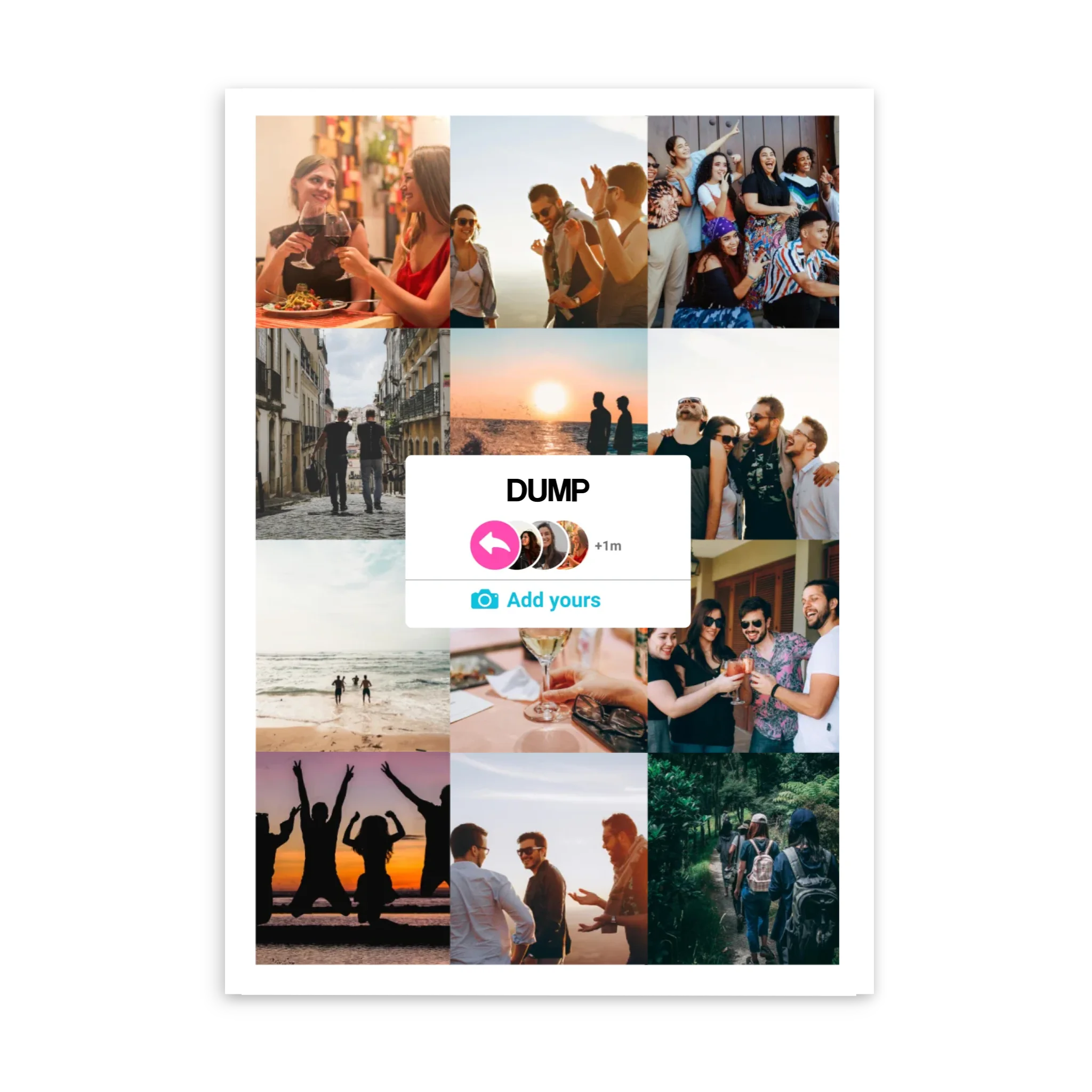 DUMP Instagram - Affiche personnalisée