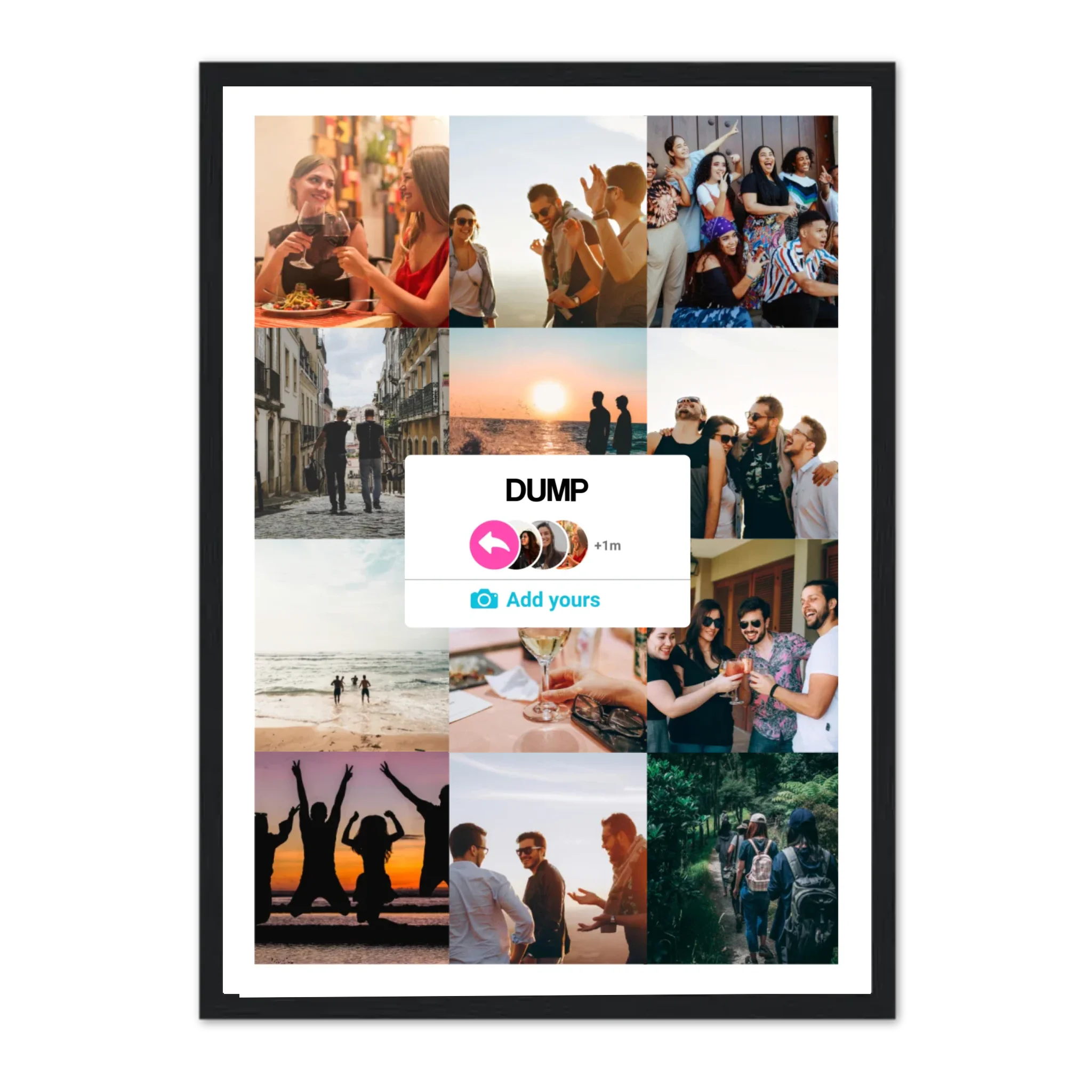 DUMP Instagram - Affiche personnalisée