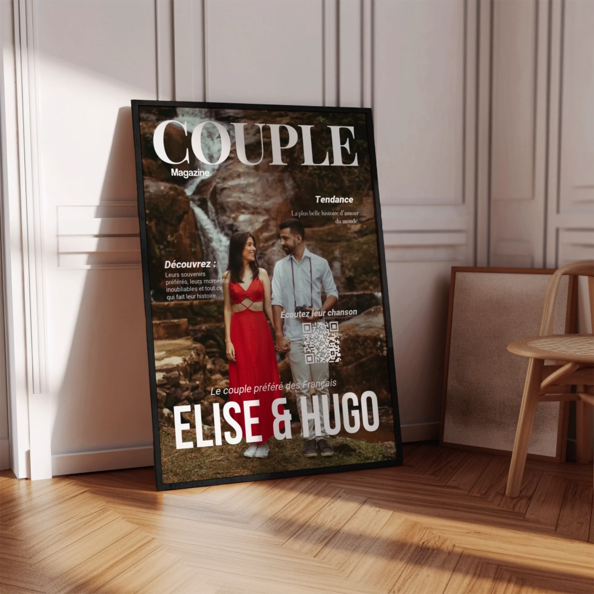 COUPLE Magazine - Affiche personnalisée